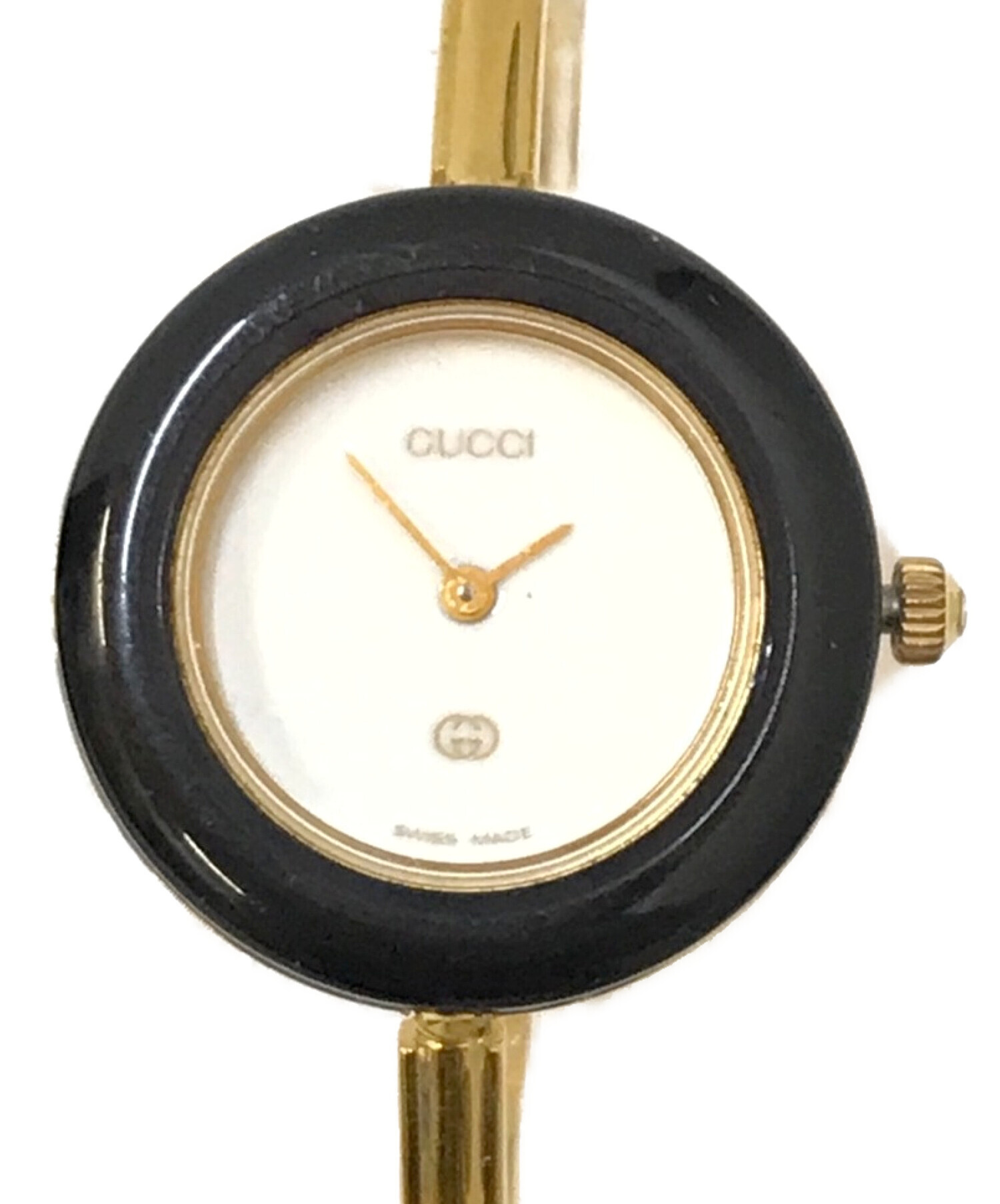 中古・古着通販】GUCCI (グッチ) チェンジベゼル バングルウォッチ