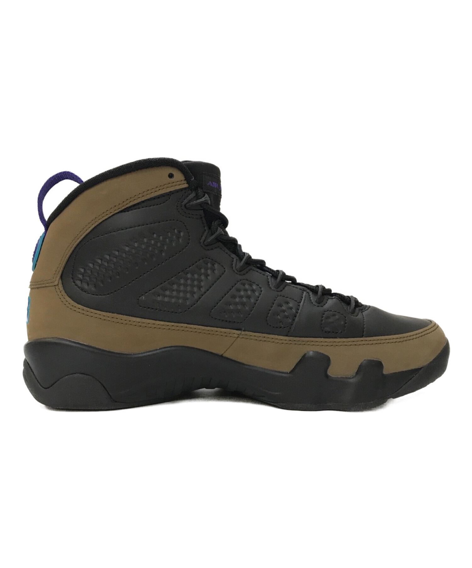 NIKE (ナイキ) AIR JORDAN 9 RETRO Light Olive ブラウン×ブラック サイズ:27.5㎝