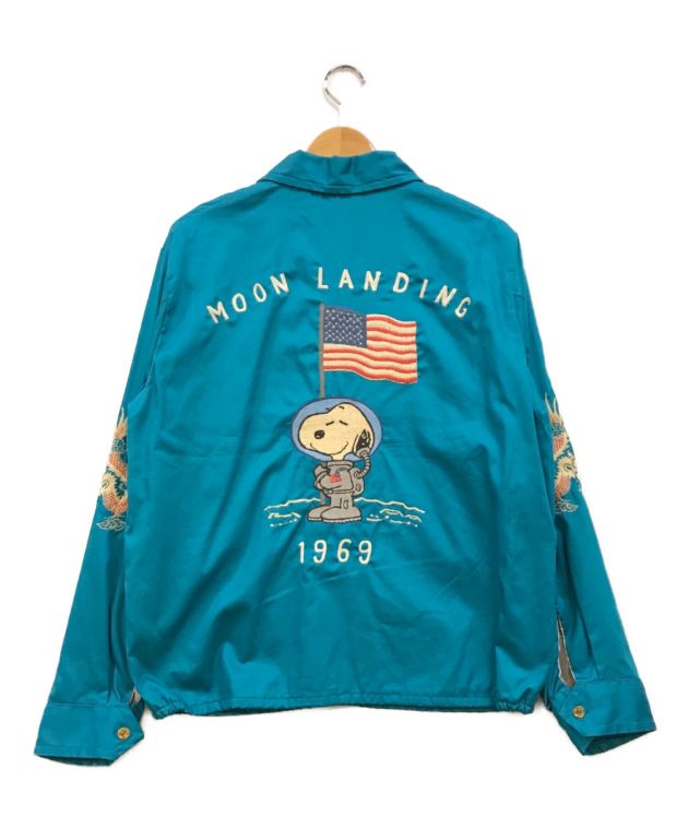 中古・古着通販】TAILOR 東洋 (テーラー東洋) MOON LANDING スヌーピーベトナムジャケット ブルー サイズ:M｜ブランド・古着通販  トレファク公式【TREFAC FASHION】スマホサイト