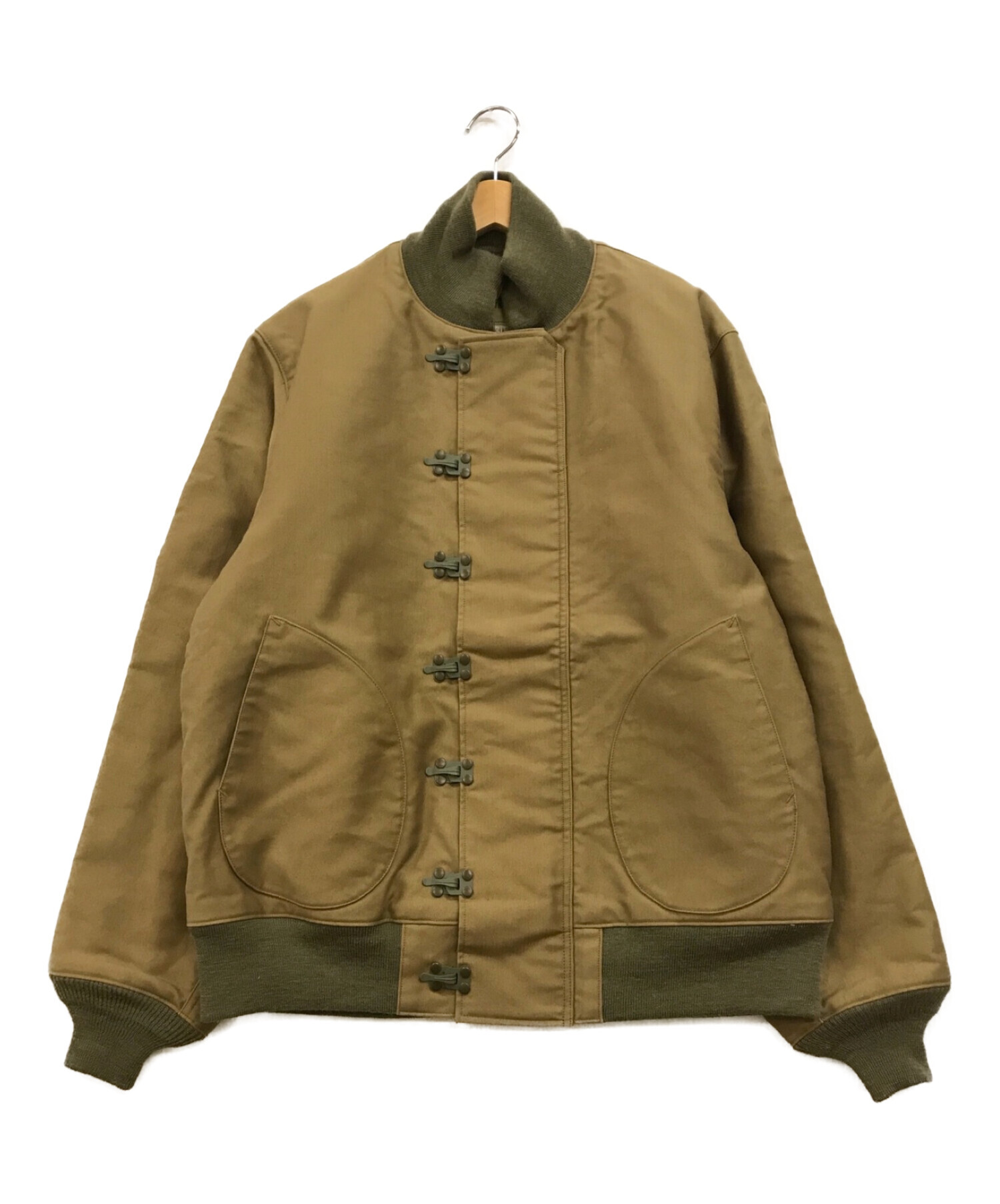 BUZZ RICKSON'S (バズリクソンズ) NAVY DEPARTMENT デッキフックジャケット カーキ サイズ:42