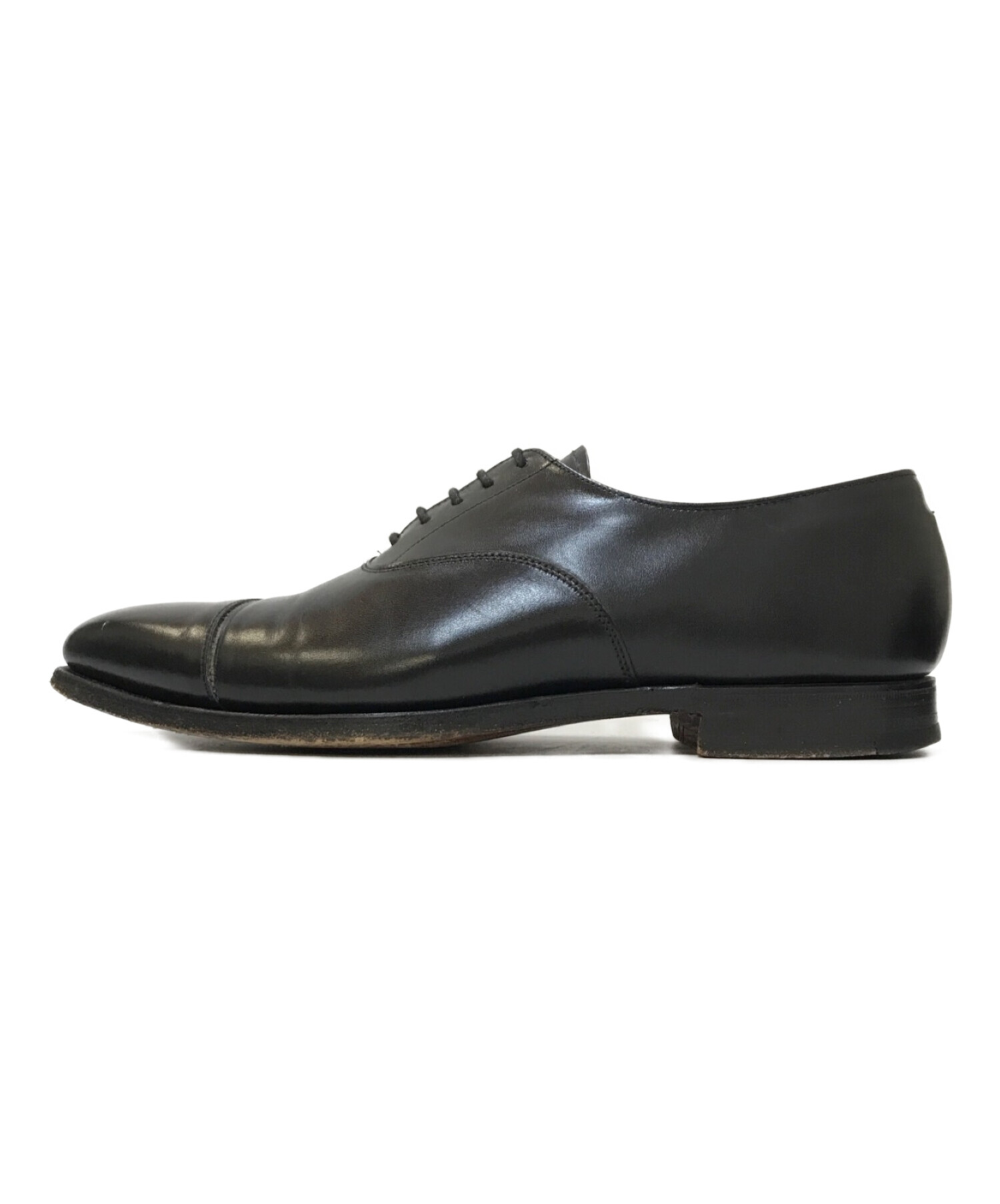 Crockett & Jones (クロケット＆ジョーンズ) HALLAM ストレートチップシューズ ブラック サイズ:7E