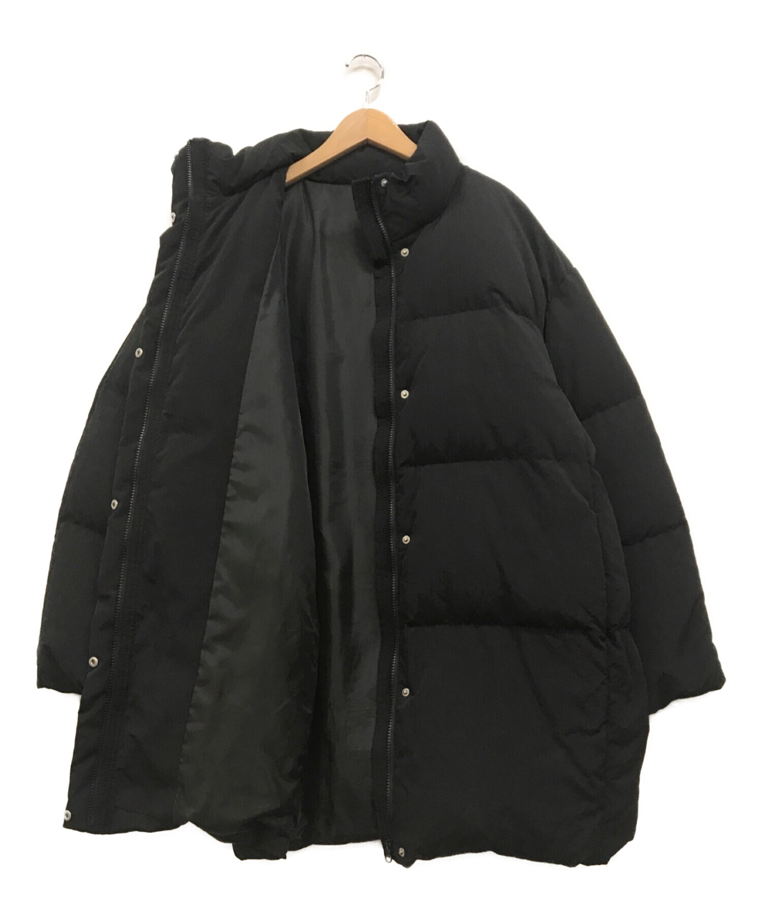 UNGRID (アングリッド) ミドル丈ダウンジャケット ブラック サイズ:M