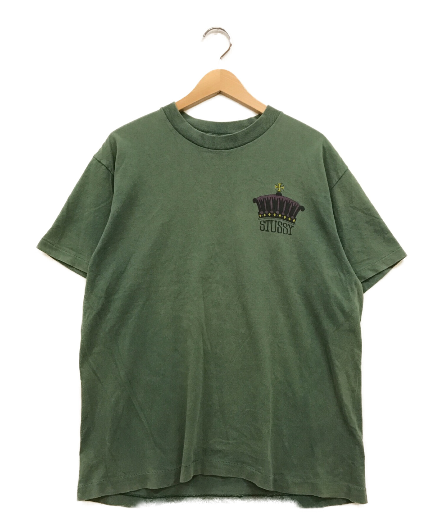 中古・古着通販】OLD STUSSY (オールドステューシー) プリントTシャツ グリーン サイズ:L｜ブランド・古着通販  トレファク公式【TREFAC FASHION】スマホサイト