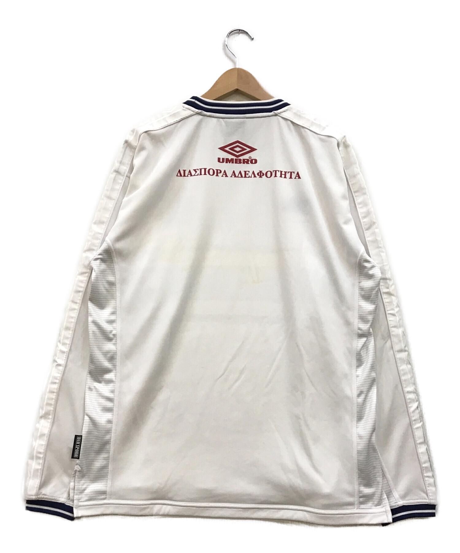 UMBRO (アンブロ) Diaspora Skateboards (ディアスポラスケートボードズ) Football Shirts ホワイト  サイズ:O