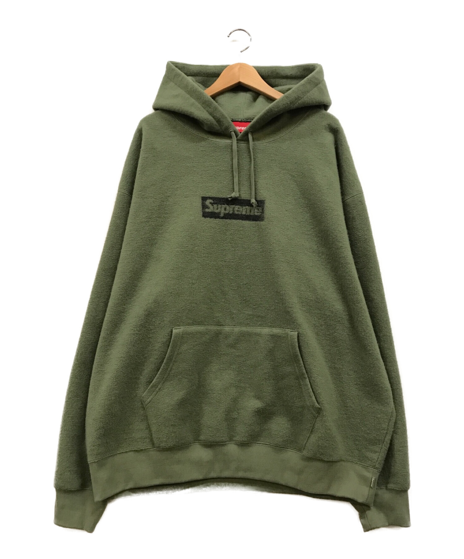 中古・古着通販】SUPREME (シュプリーム) Inside Out Box Logo Hooded Sweatshirt ライトオリーブ  サイズ:XXL｜ブランド・古着通販 トレファク公式【TREFAC FASHION】スマホサイト