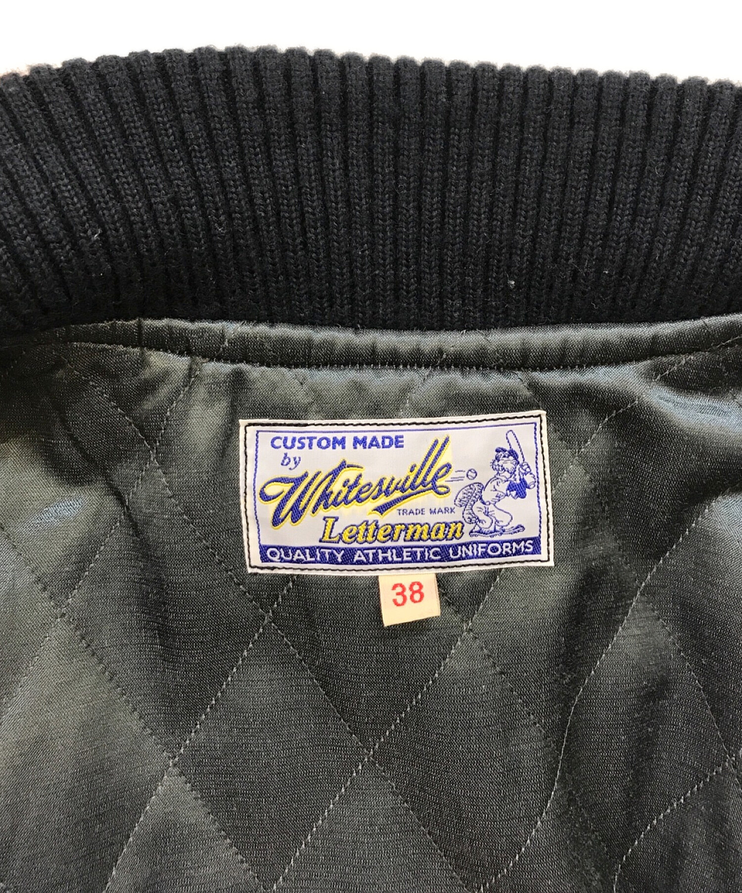 中古・古着通販】whitesville (ホワイツビル) フルデコスタジャン ネイビー サイズ:38｜ブランド・古着通販 トレファク公式【TREFAC  FASHION】スマホサイト