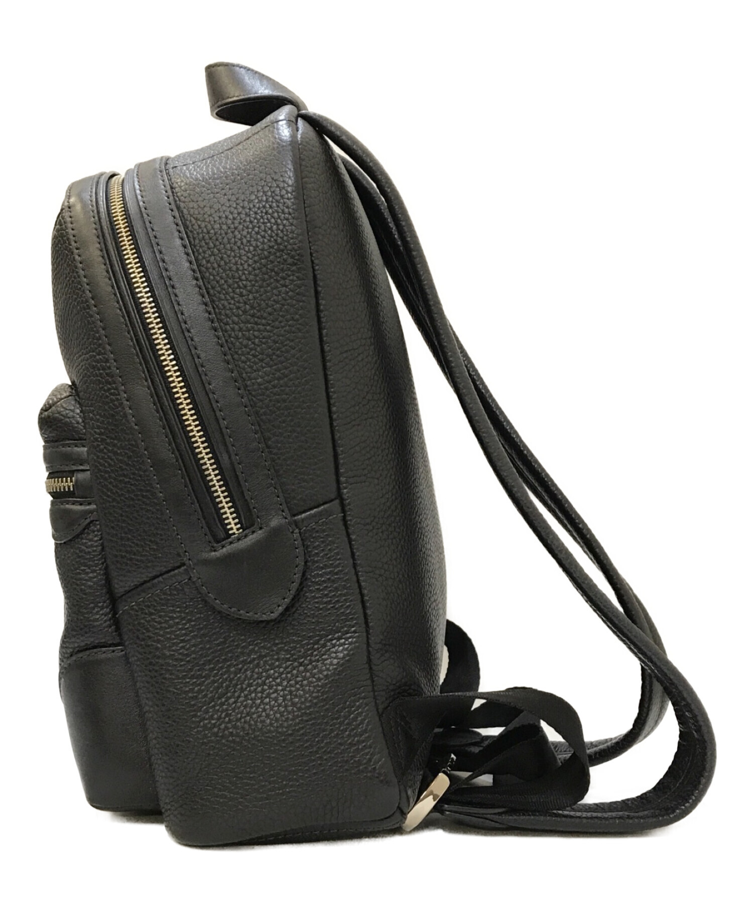 中古・古着通販】MARC JACOBS (マーク ジェイコブス) レザーバックパック ブラック｜ブランド・古着通販 トレファク公式【TREFAC  FASHION】スマホサイト