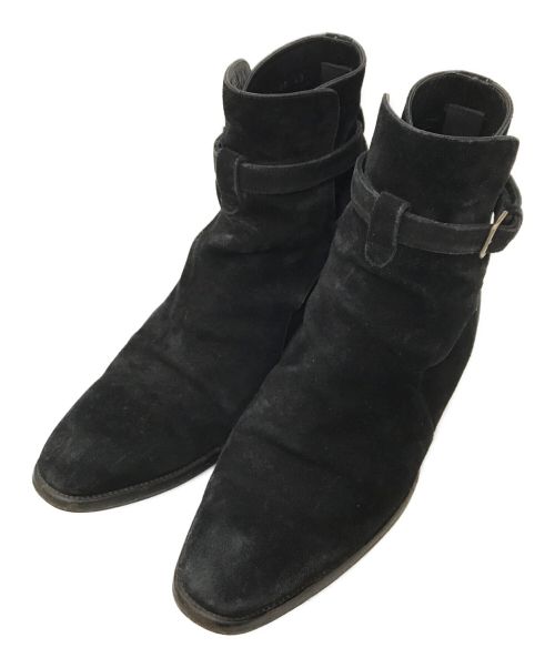 【中古・古着通販】Saint Laurent Paris (サンローランパリ) ワイアット30 スウェードジョパーブーツ ブラック サイズ:42｜ブランド・古着通販  トレファク公式【TREFAC FASHION】スマホサイト