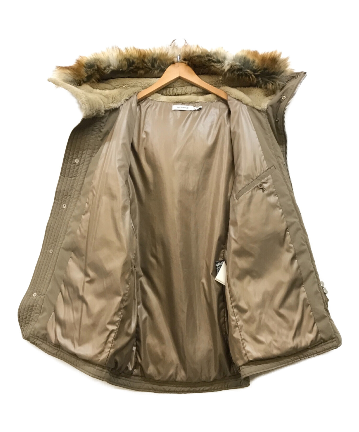 中古・古着通販】nonnative (ノンネイティブ) AIRMAN PUFF COAT POLY WEATHER Cubetex オリーブ サイズ:1｜ブランド・古着通販  トレファク公式【TREFAC FASHION】スマホサイト