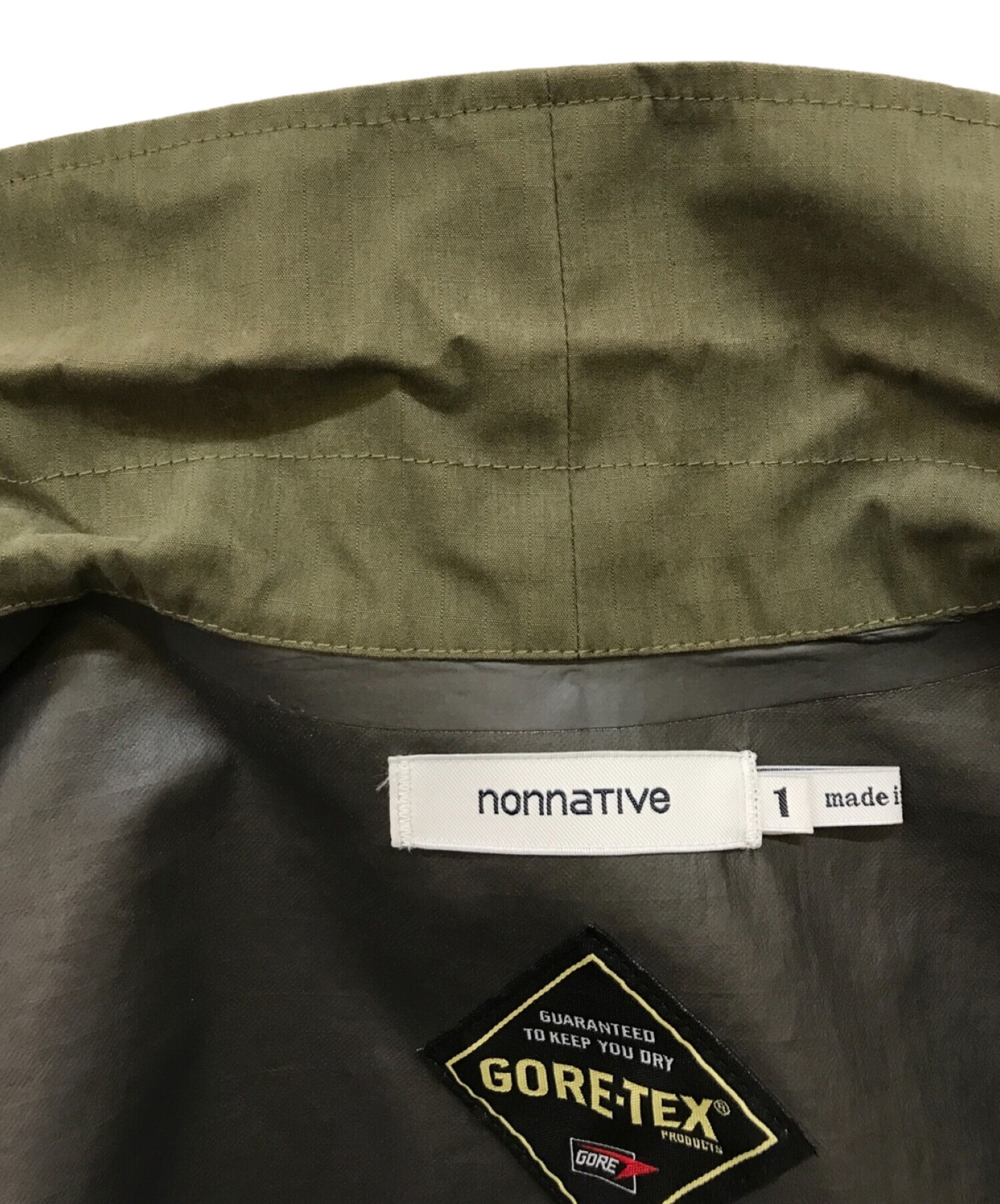 nonnative (ノンネイティブ) Pilgrim Surf+Supply (ピルグリム サーフサプライ) 別注COACH JACKET カーキ  サイズ:1