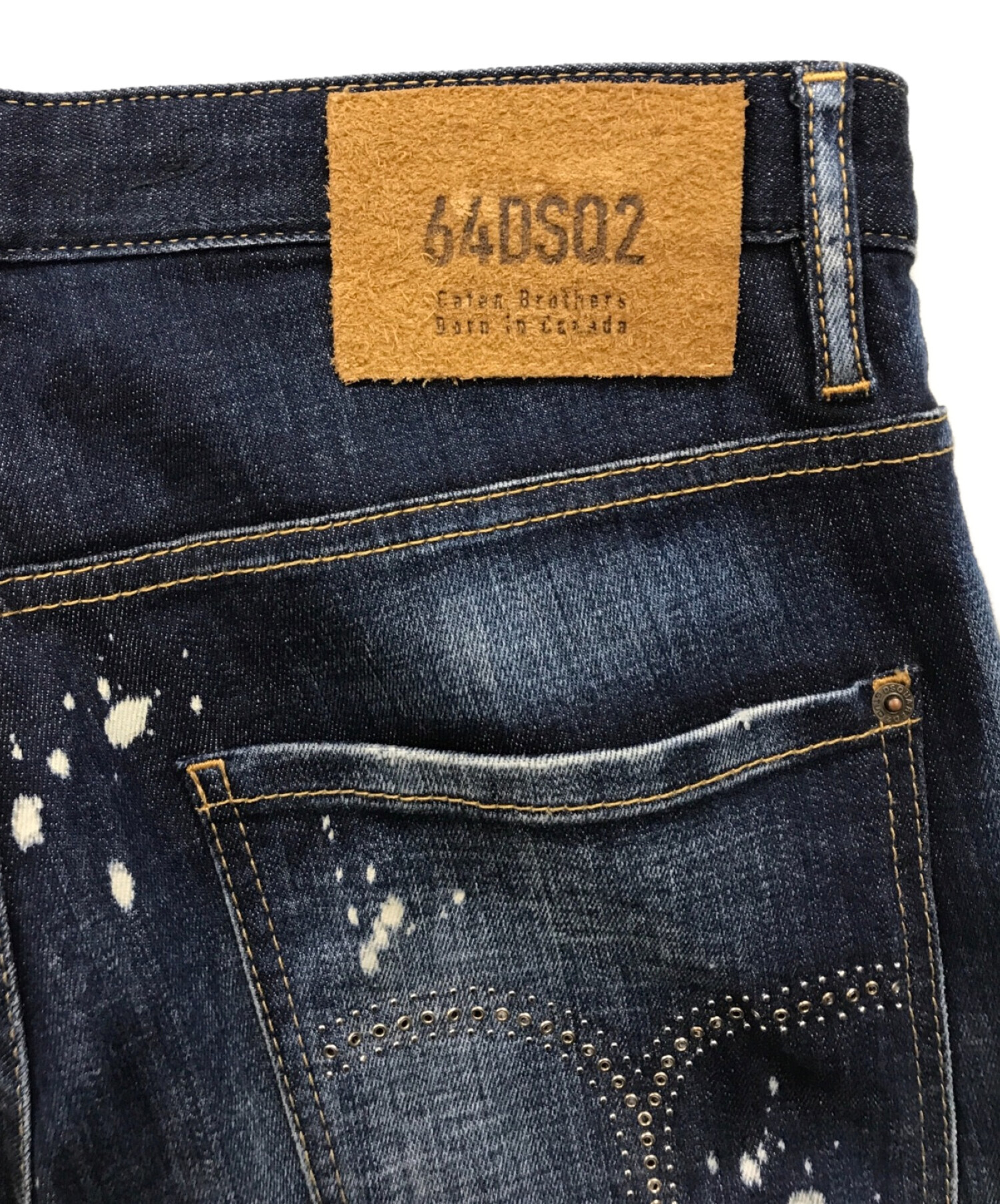 中古・古着通販】DSQUARED2 (ディースクエアード) DARK RIPPED WASH