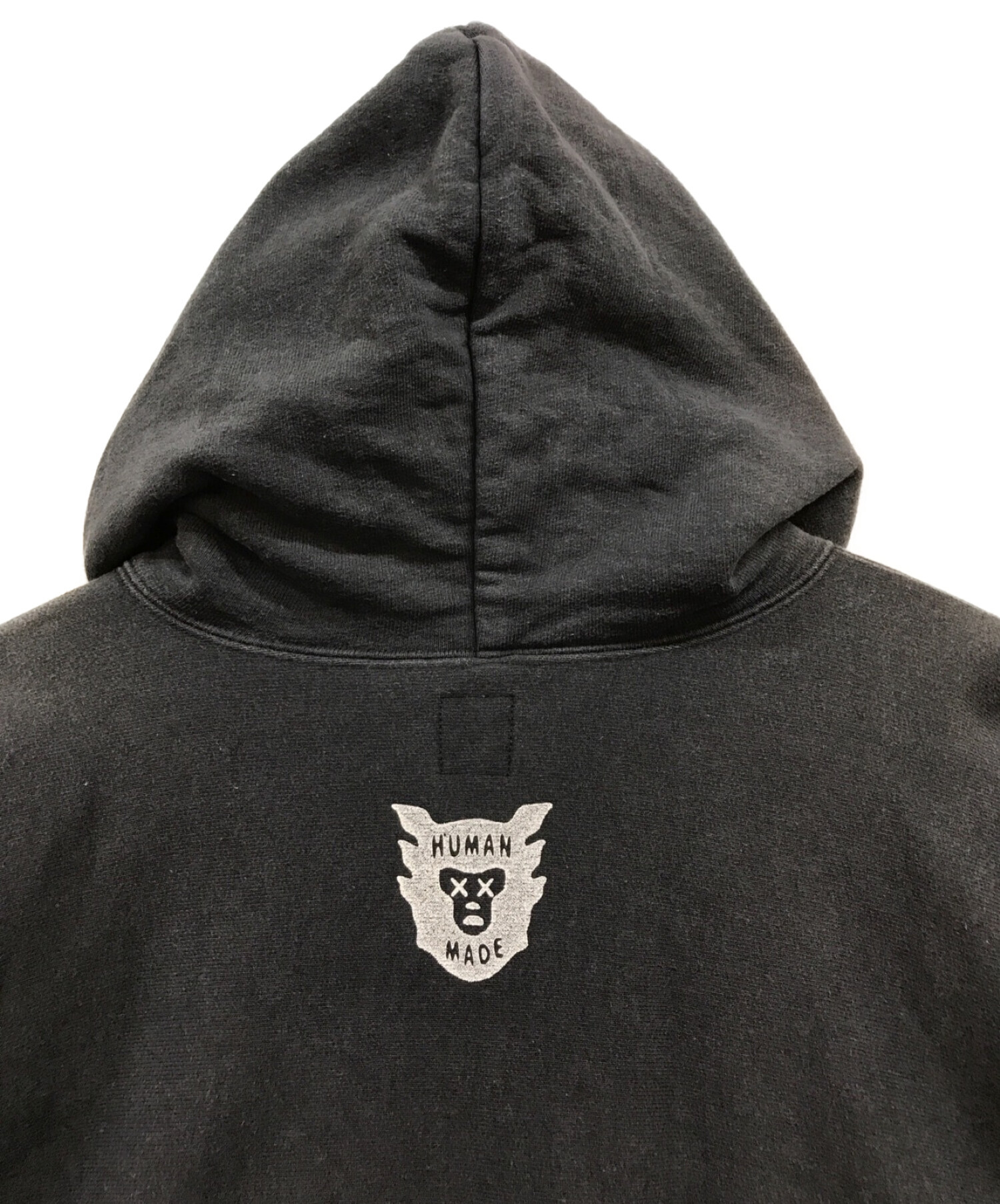 HUMAN MADE (ヒューマンメイド) KAWS (カウズ) PIZZA HOODIE KAWS ブラック サイズ:L