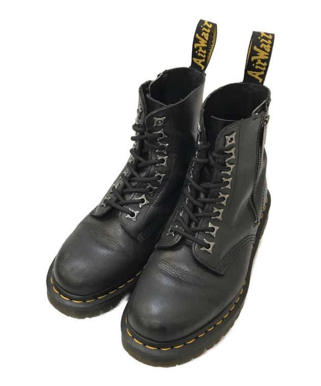 中古・古着通販】Dr.Martens (ドクターマーチン) PASCAL VIRGINIA 8ホールブーツ ブラック  サイズ:UK6｜ブランド・古着通販 トレファク公式【TREFAC FASHION】スマホサイト