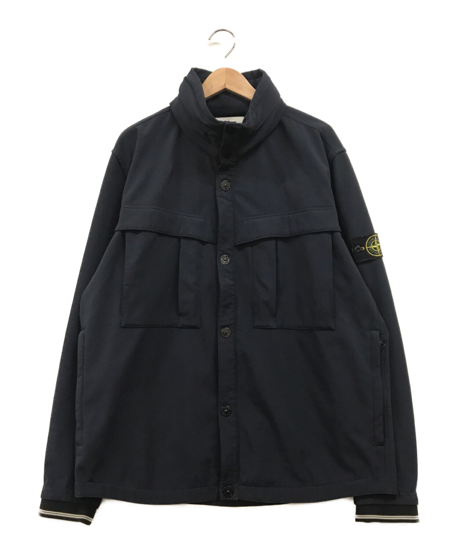 中古・古着通販】STONE ISLAND (ストーンアイランド) Soft Shell-R Jacket ネイビー サイズ:XXL｜ブランド・古着通販  トレファク公式【TREFAC FASHION】スマホサイト