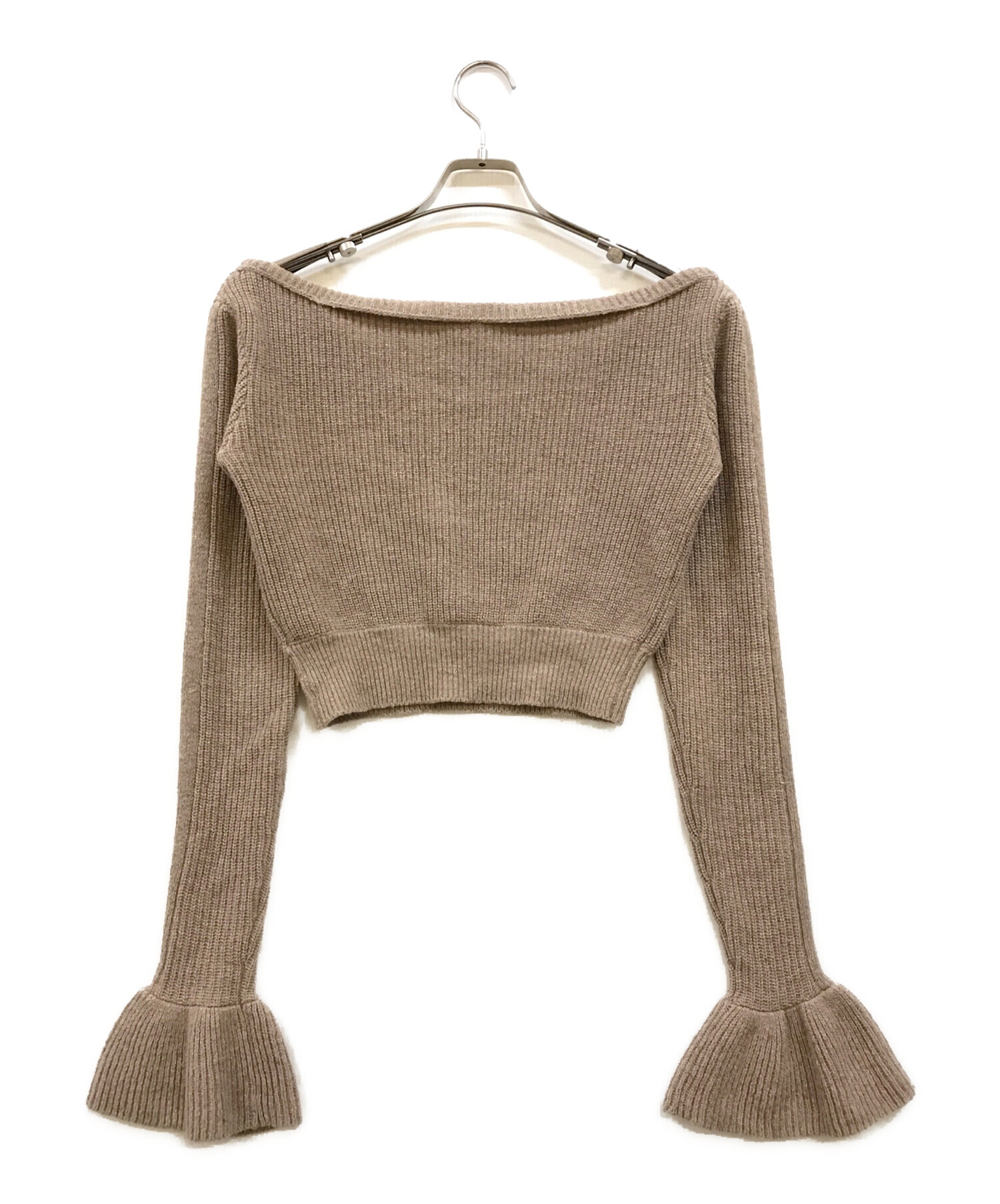 AND MARY (アンドマリー) Flora knit セットアップ ベージュ サイズ:F