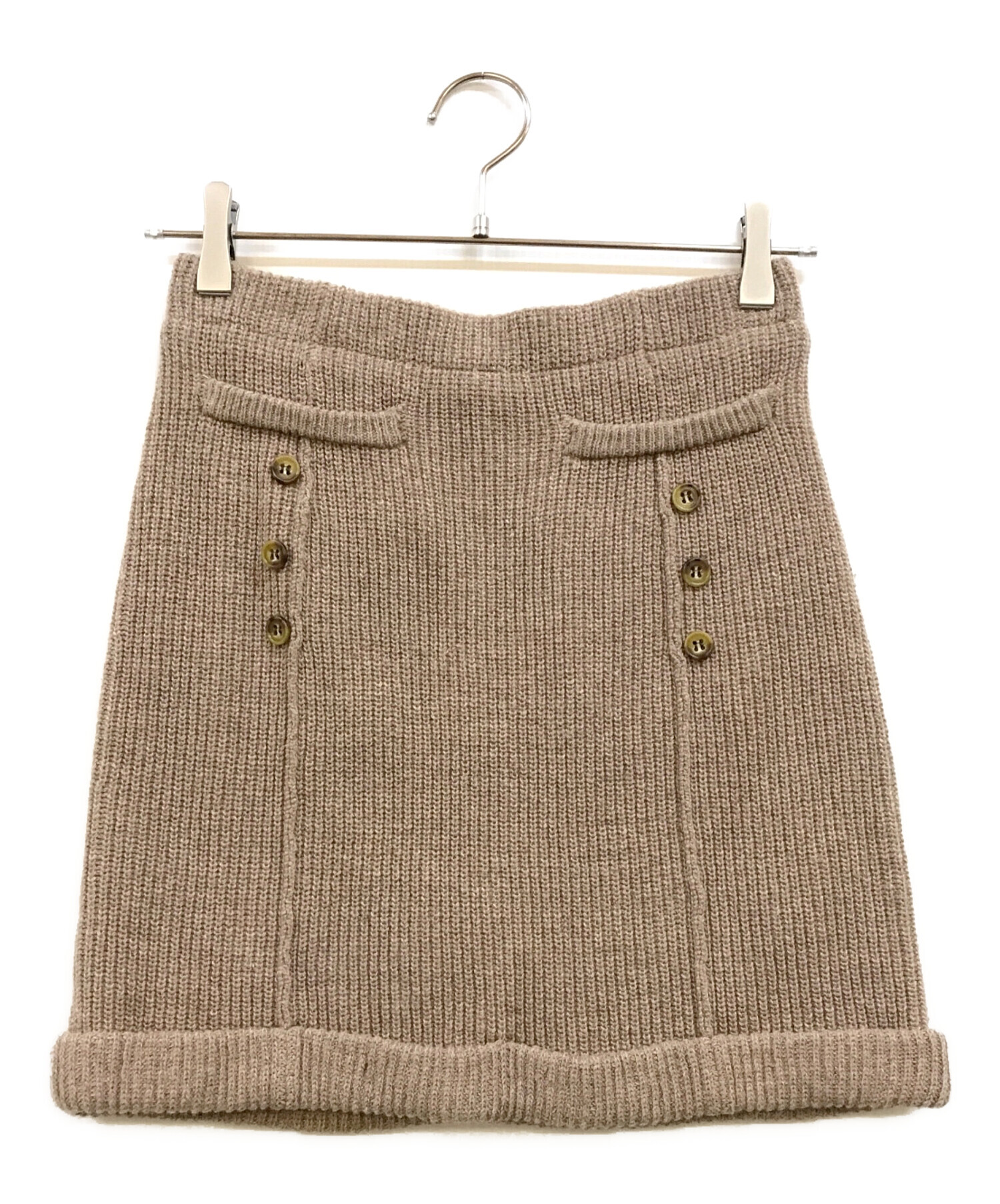 AND MARY (アンドマリー) Flora knit セットアップ ベージュ サイズ:F