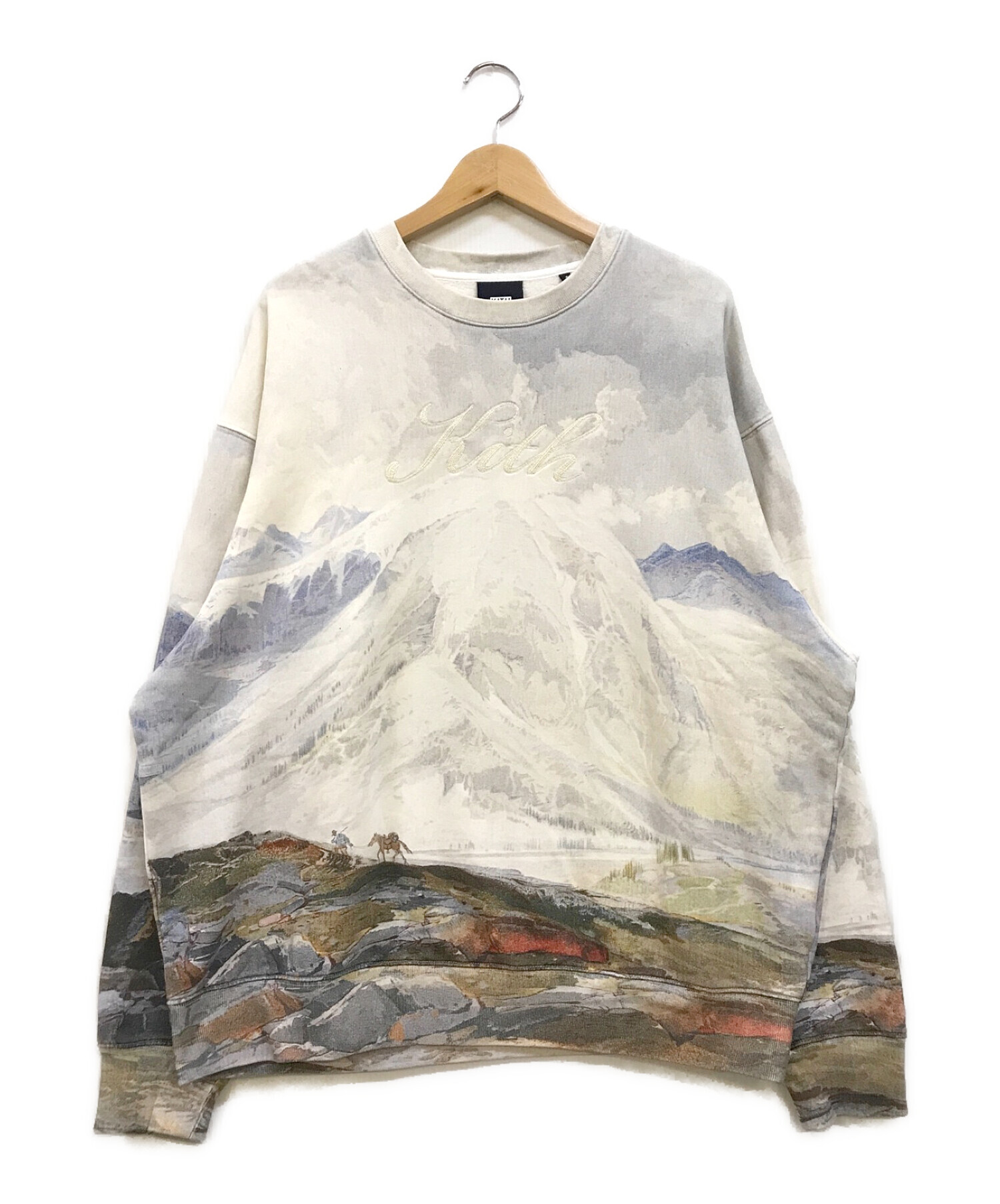 KITH (キス) Peak Nelson Crewneck Chalk マルチカラー サイズ:L