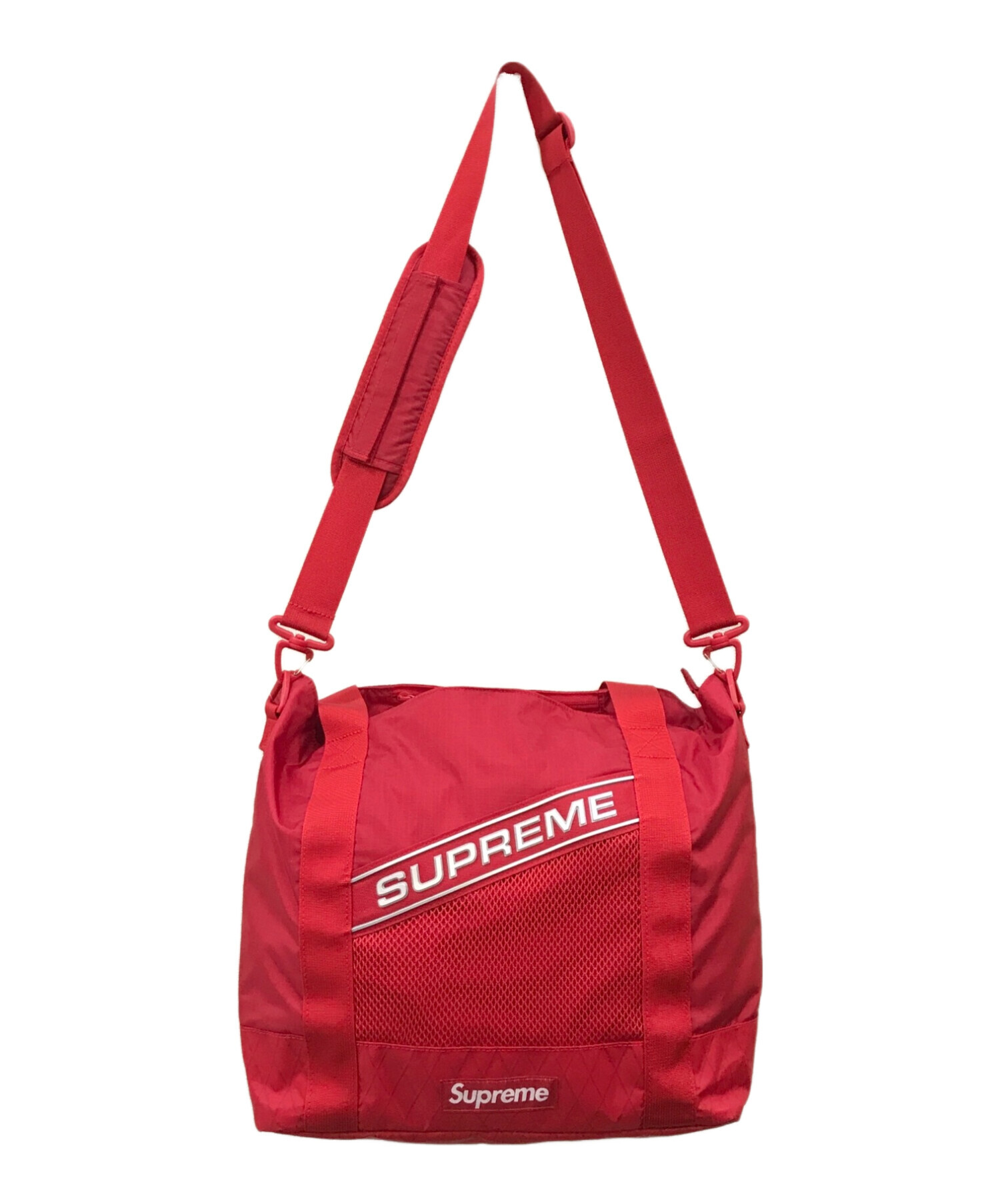 SUPREME (シュプリーム) 3D Logo Tote Bag レッド 未使用品