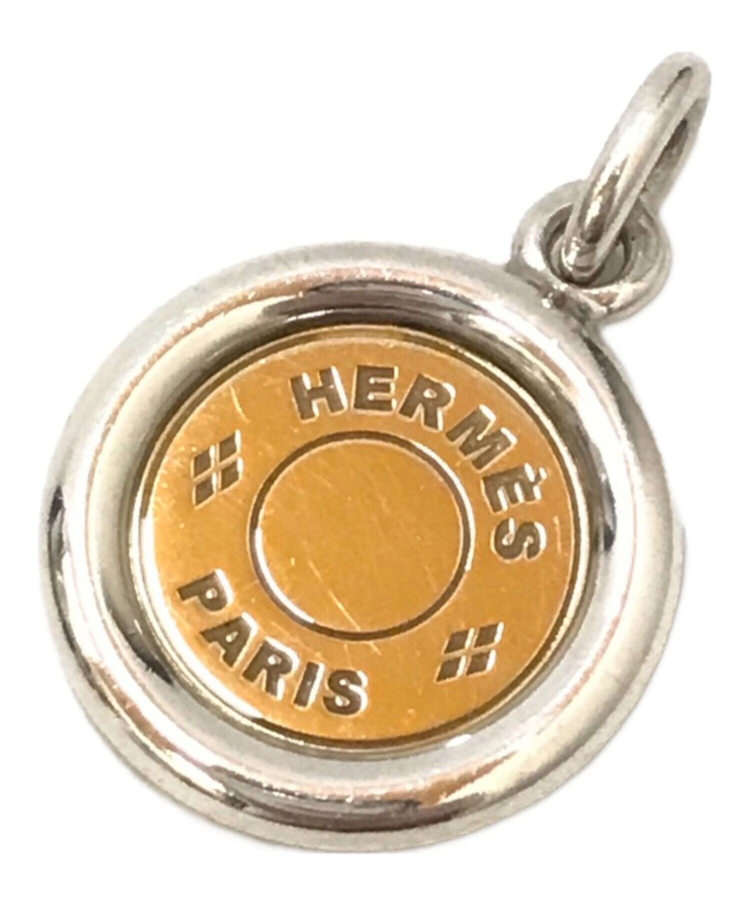 中古・古着通販】HERMES (エルメス) セリエ ペンダントトップ ゴールド×シルバー｜ブランド・古着通販 トレファク公式【TREFAC  FASHION】スマホサイト