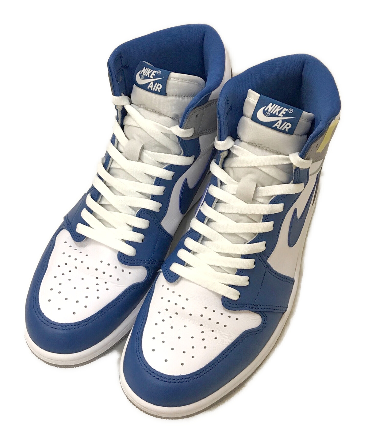 中古・古着通販】NIKE (ナイキ) AIR JORDAN 1 RETRO HIGH OG ホワイト×ブルー サイズ:30㎝｜ブランド・古着通販  トレファク公式【TREFAC FASHION】スマホサイト