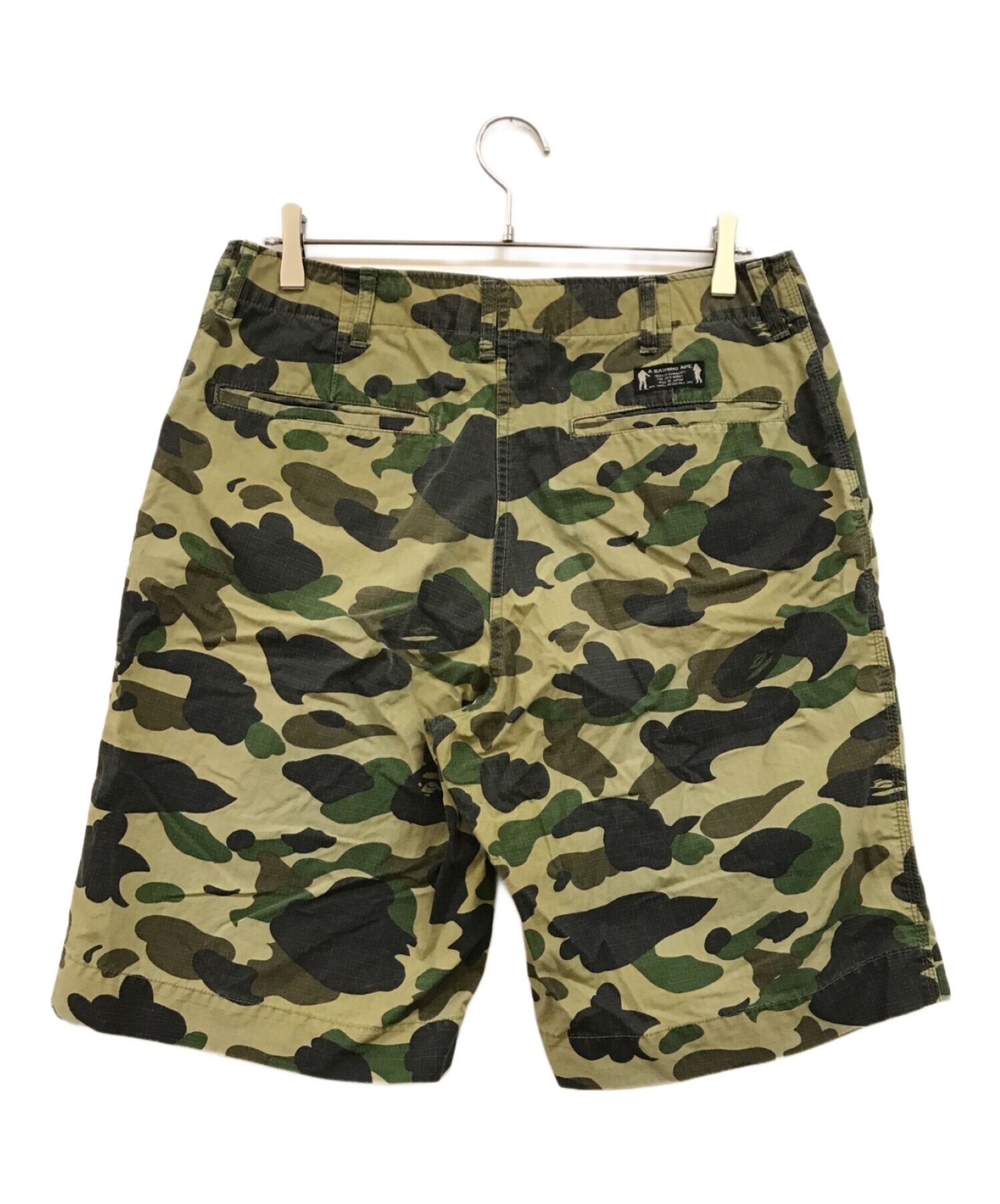 中古・古着通販】A BATHING APE (アベイシングエイプ) カモ柄ショートパンツ グリーン×ブラウン サイズ:L｜ブランド・古着通販  トレファク公式【TREFAC FASHION】スマホサイト