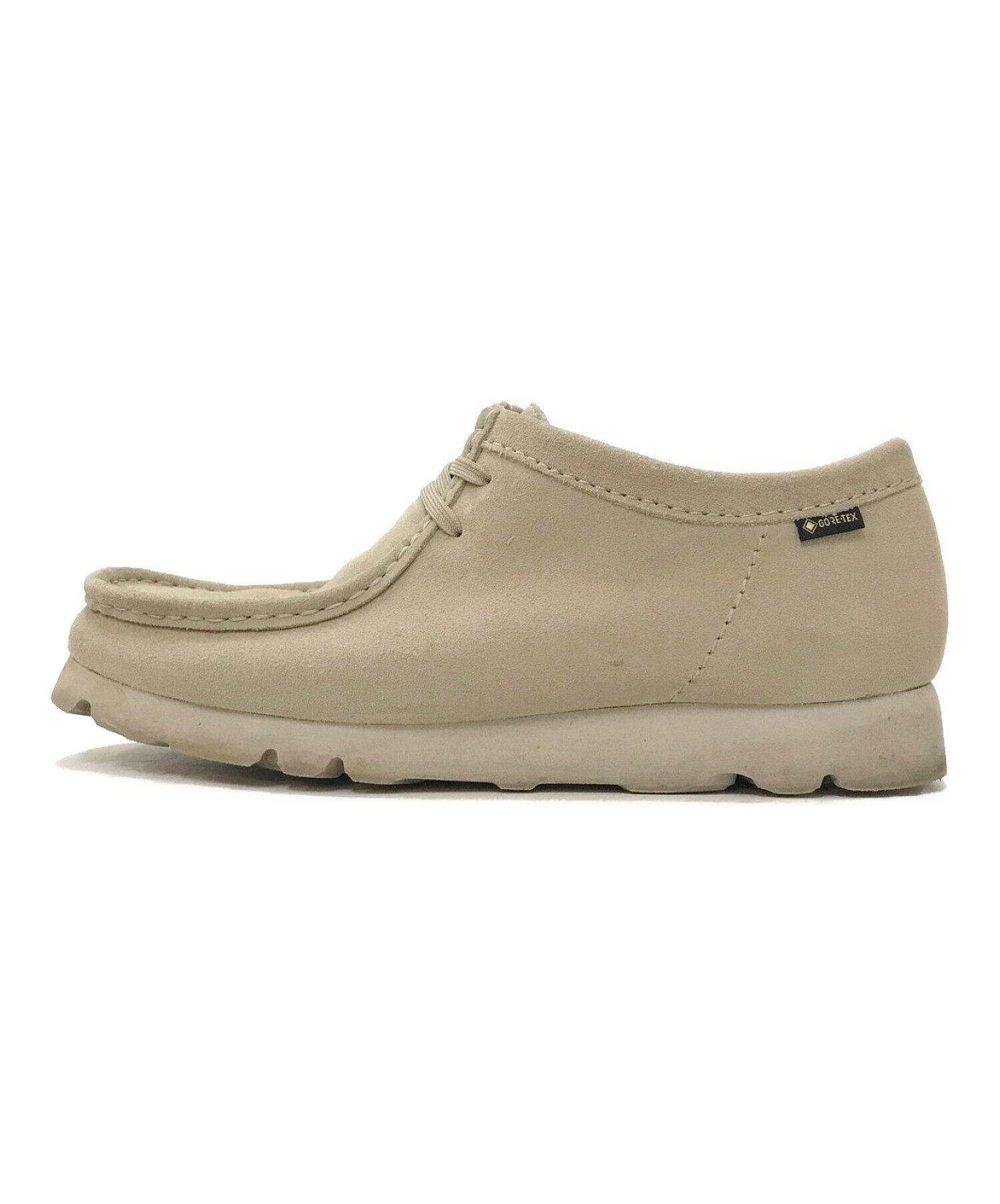 CLARKS (クラークス) BEAMS (ビームス) 別注 GORE-TEX ワラビーシューズ ベージュ サイズ:UK8