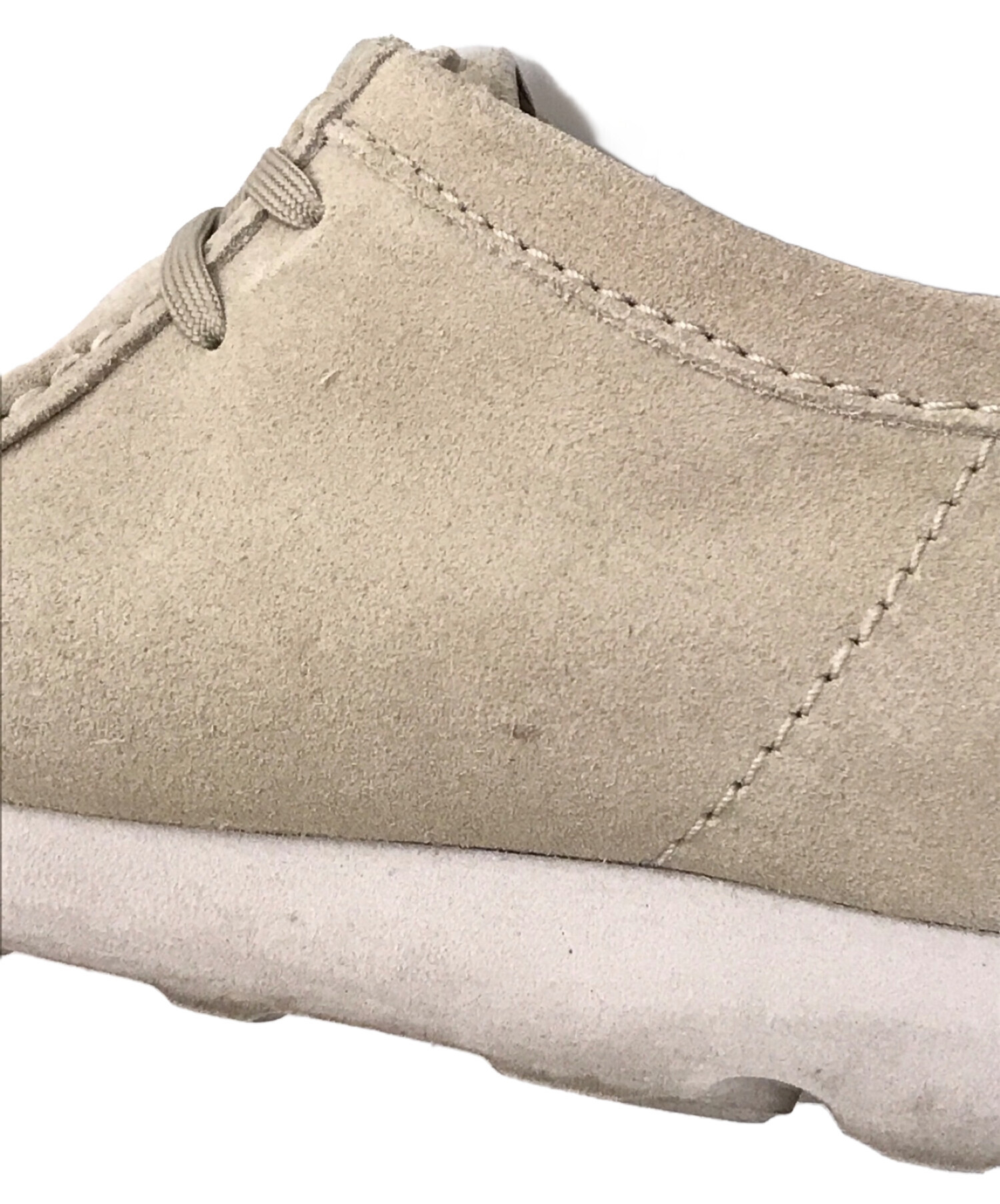 CLARKS (クラークス) BEAMS (ビームス) 別注 GORE-TEX ワラビーシューズ ベージュ サイズ:UK8