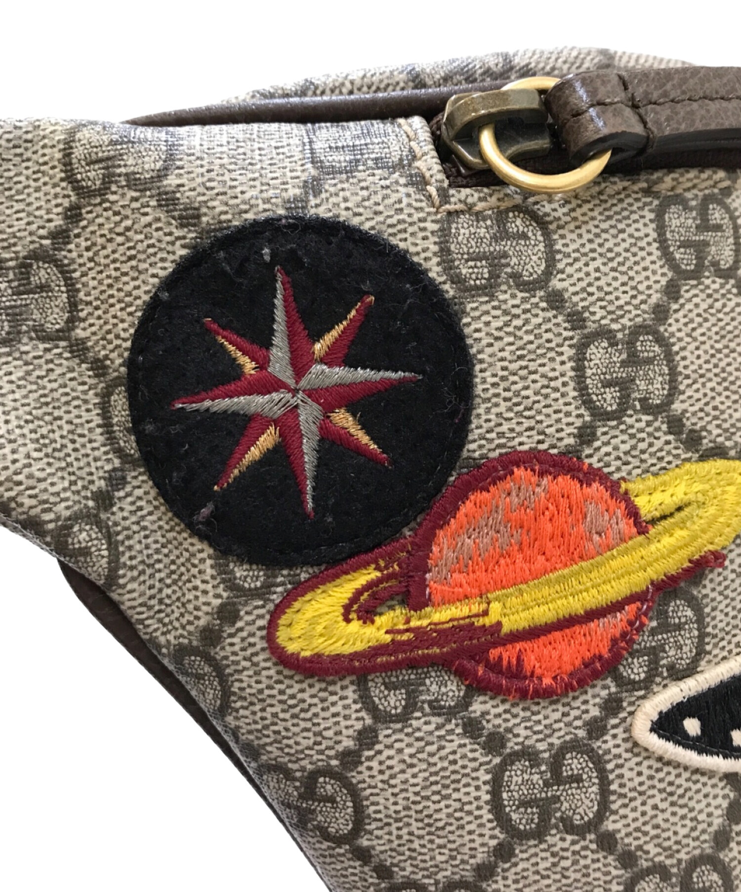 中古・古着通販】GUCCI (グッチ) クーリエ GGスプリーム ベルトバッグ ベージュ｜ブランド・古着通販 トレファク公式【TREFAC  FASHION】スマホサイト