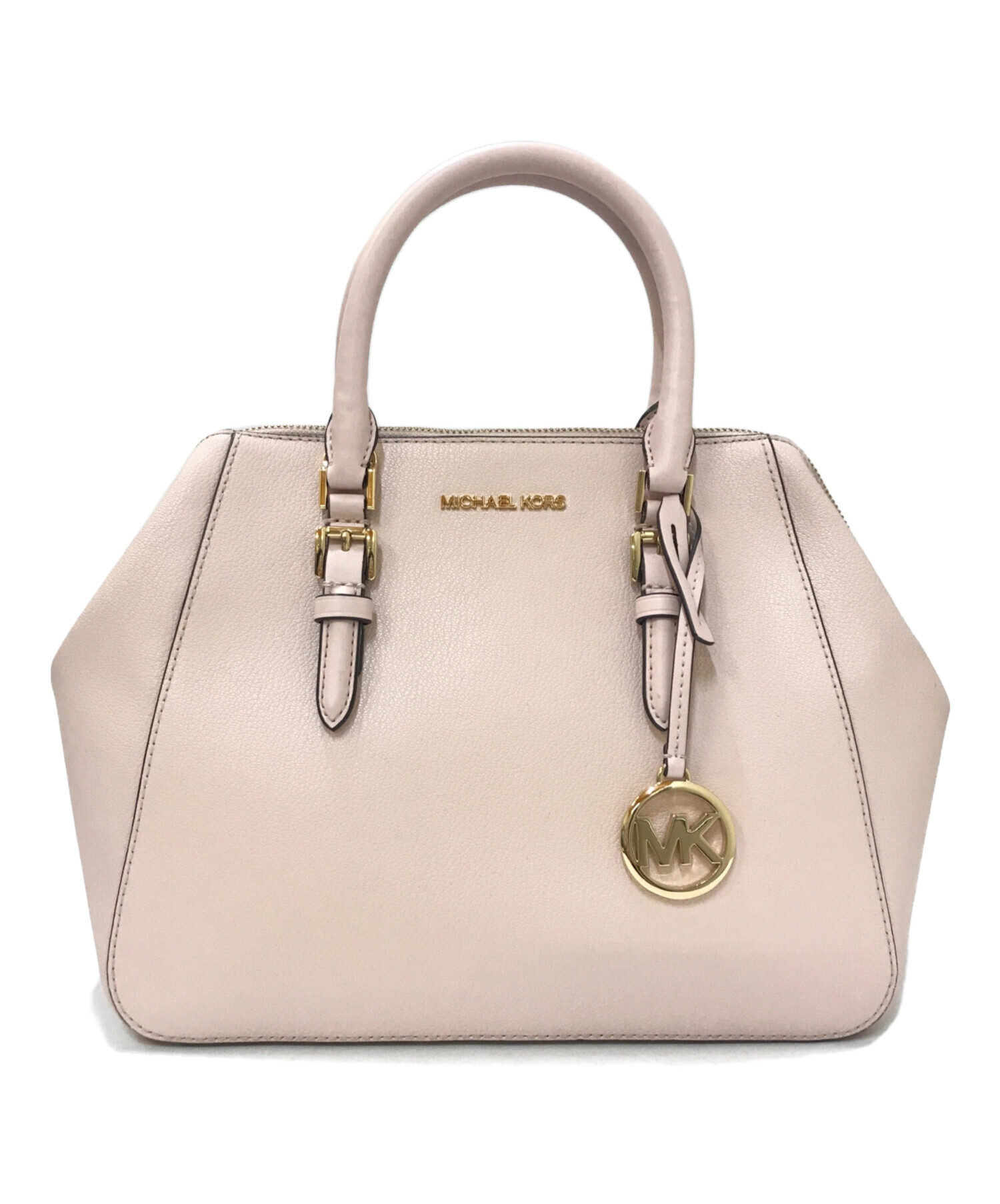 中古・古着通販】MICHAEL KORS (マイケルコース) シャーロット レザー ラージ サッチェル ピンク｜ブランド・古着通販  トレファク公式【TREFAC FASHION】スマホサイト