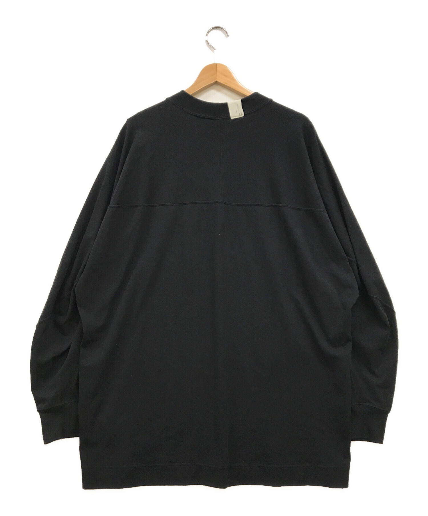 N.HOOLYWOOD (エヌ ハリウッド) Champion (チャンピオン) LONG SLEEVE SHIRT ブラック サイズ:L 未使用品