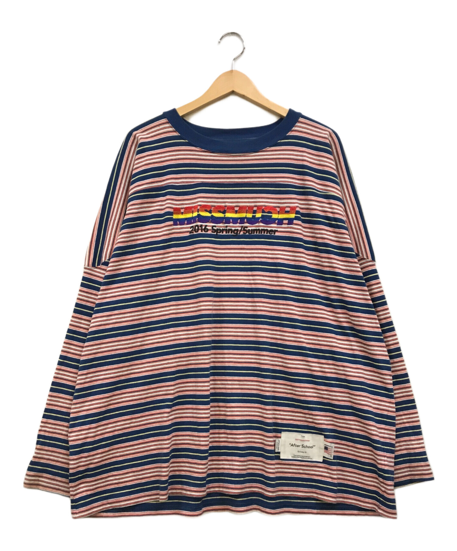 中古・古着通販】DAIRIKU (ダイリク) MISSMUCH Border Football Tee マルチカラー  サイズ:下記参照｜ブランド・古着通販 トレファク公式【TREFAC FASHION】スマホサイト