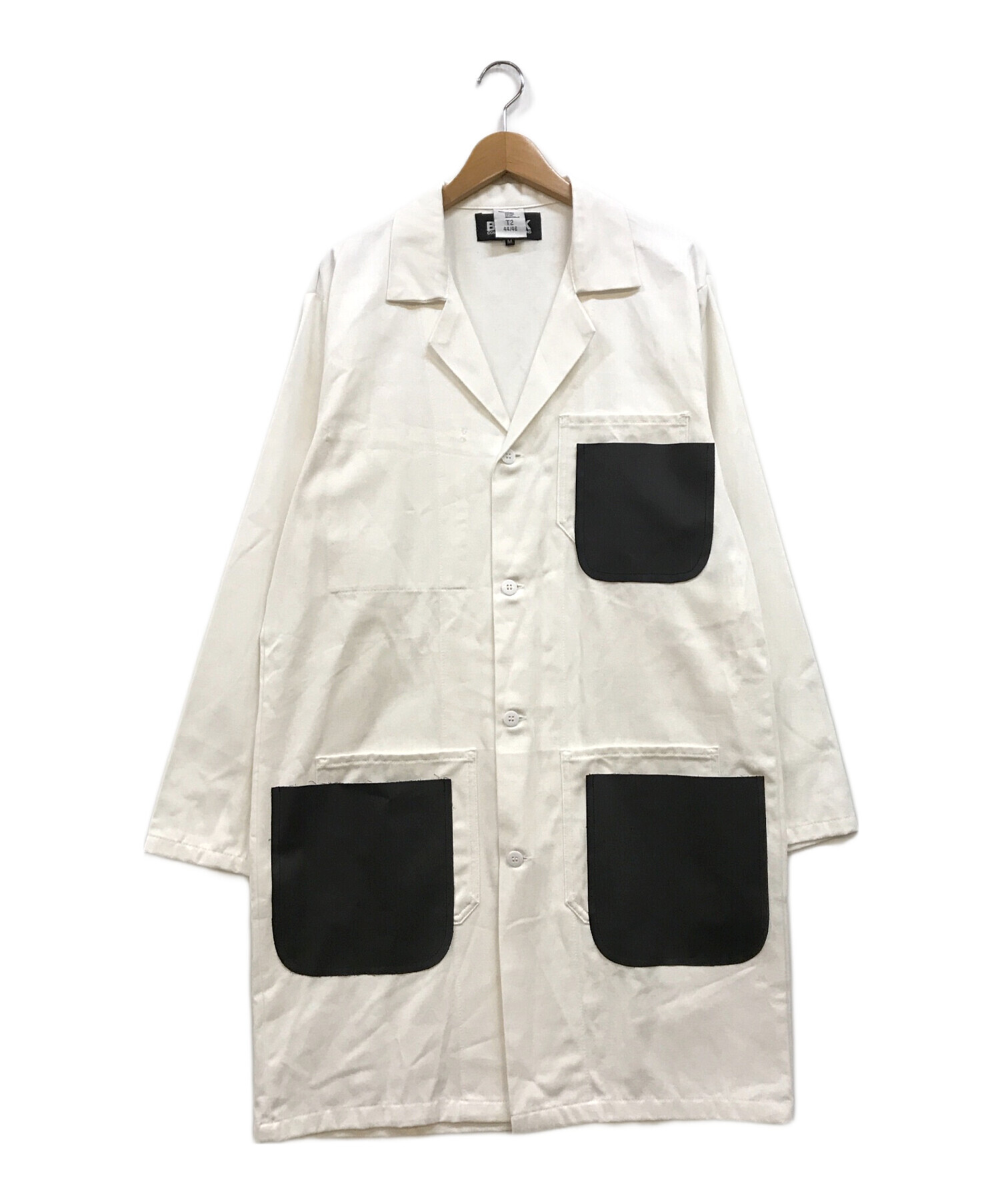 中古・古着通販】BLACK COMME des GARCONS (ブラック コムデギャルソン) リメイクエンジニアコート ホワイト  サイズ:M｜ブランド・古着通販 トレファク公式【TREFAC FASHION】スマホサイト