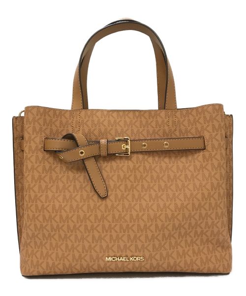 中古・古着通販】MICHAEL KORS (マイケルコース) EMILIA サッチェル ラージ MKシグネチャー ブラウン｜ブランド・古着通販  トレファク公式【TREFAC FASHION】スマホサイト