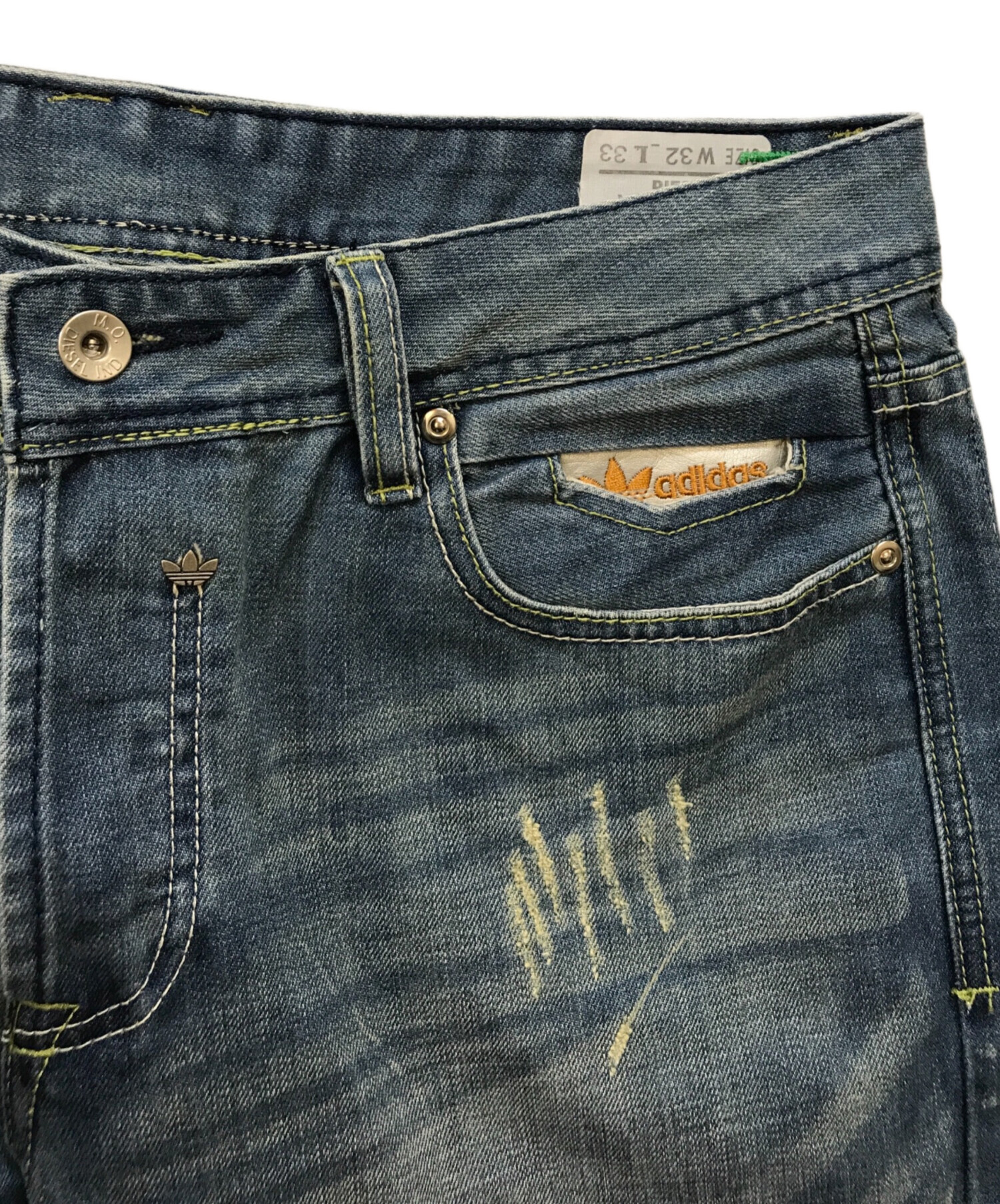 中古・古着通販】DIESEL (ディーゼル) adidas (アディダス) VIKER-AD デニムパンツ インディゴ  サイズ:32｜ブランド・古着通販 トレファク公式【TREFAC FASHION】スマホサイト