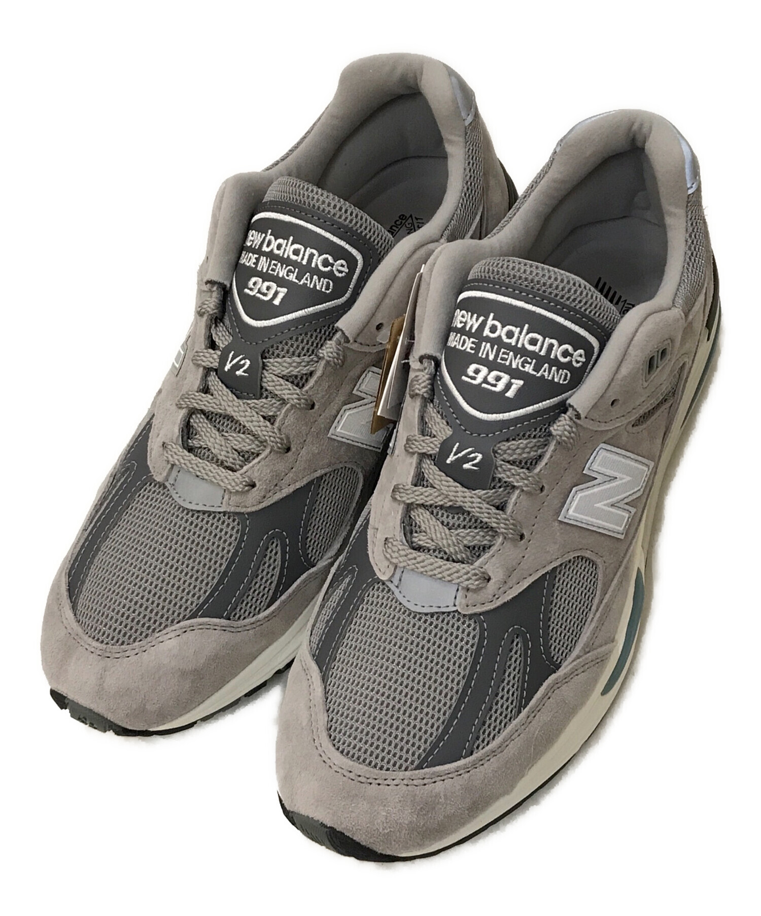 中古・古着通販】NEW BALANCE (ニューバランス) 991V2 ローカットスニーカー グレー サイズ:9 1/2(27.5CM)  未使用品｜ブランド・古着通販 トレファク公式【TREFAC FASHION】スマホサイト