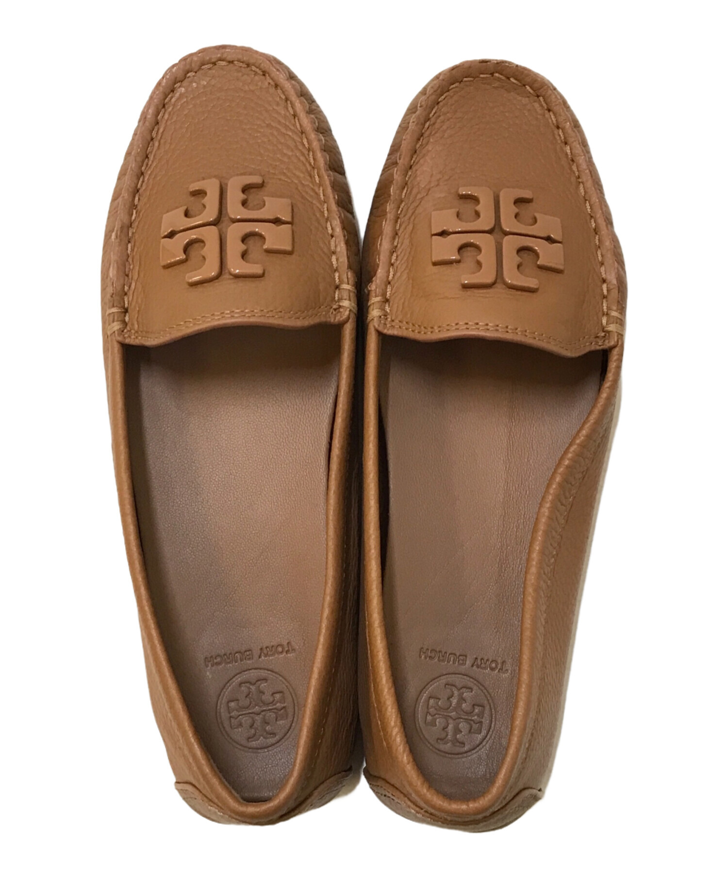 中古・古着通販】TORY BURCH (トリーバーチ) レザードライビングシューズ ブラウン サイズ:6.5｜ブランド・古着通販  トレファク公式【TREFAC FASHION】スマホサイト