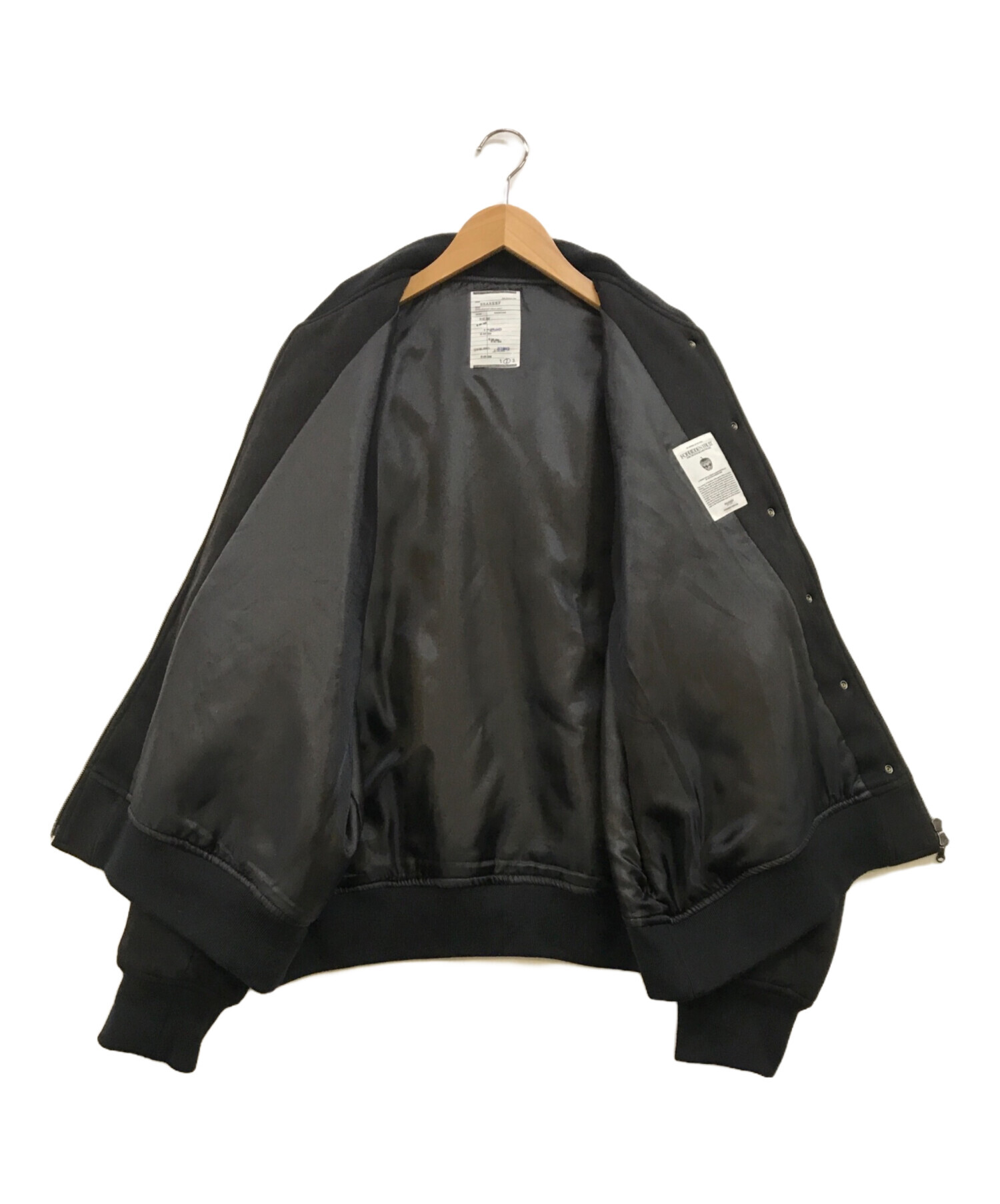 SHAREEF (シャリーフ) MICROSUEDE BLOUSON ブラック サイズ:2