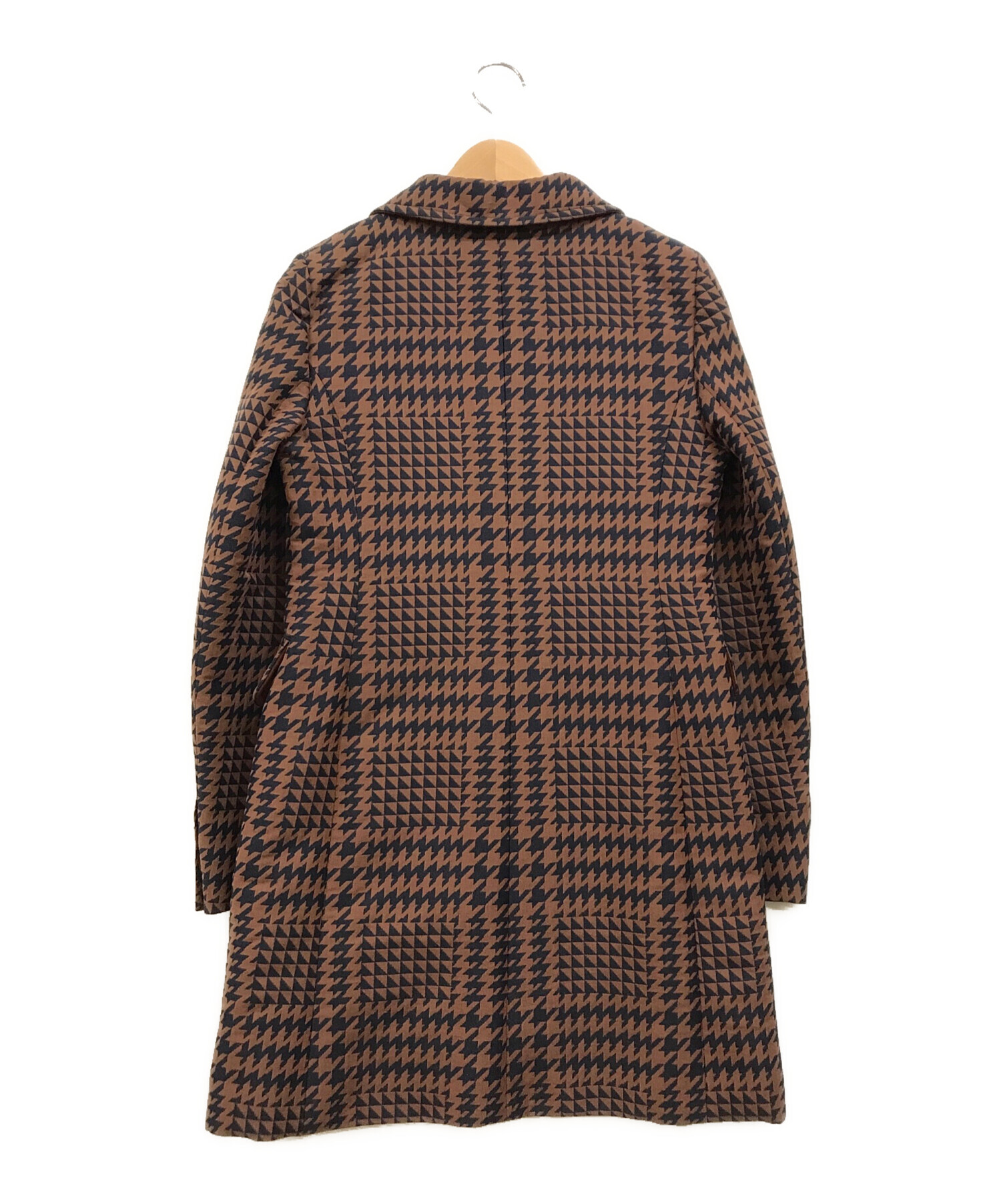 中古・古着通販】MACKINTOSH LONDON (マッキントッシュ ロンドン) 中綿シングルコート ブラウン×ブラック サイズ:38  未使用品｜ブランド・古着通販 トレファク公式【TREFAC FASHION】スマホサイト