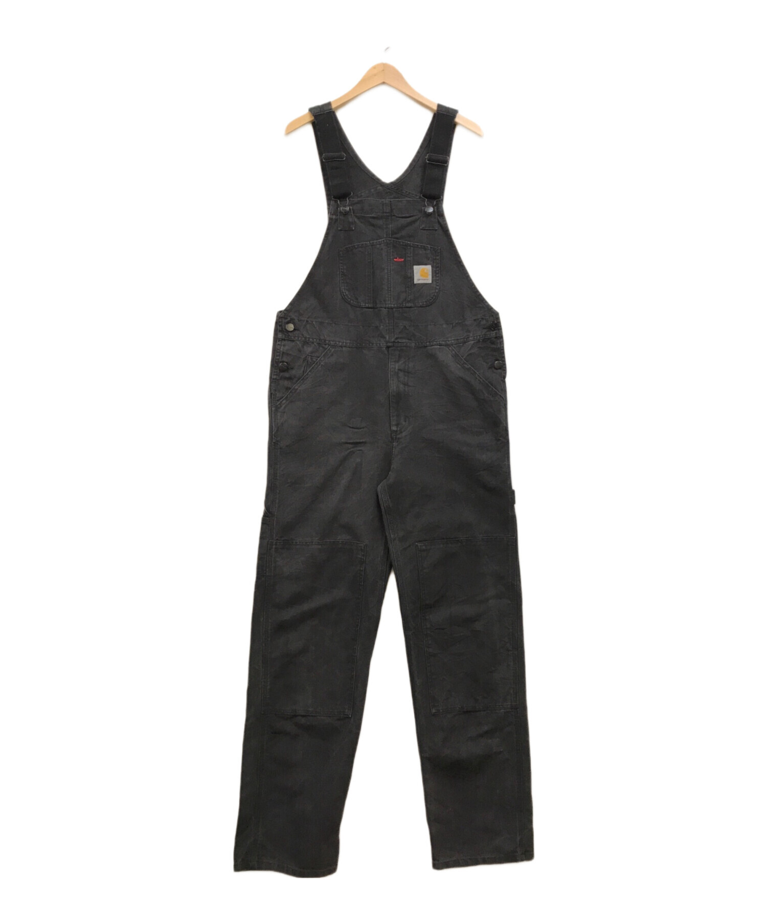 中古・古着通販】CarHartt (カーハート) bib overall ブラック サイズ:30｜ブランド・古着通販 トレファク公式【TREFAC  FASHION】スマホサイト