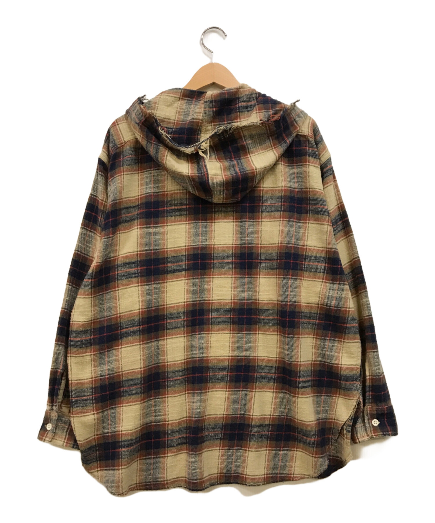 Pilgrim Surf+Supply (ピルグリム サーフサプライ) Giorgio Hooded Shirt ブラウン サイズ:M