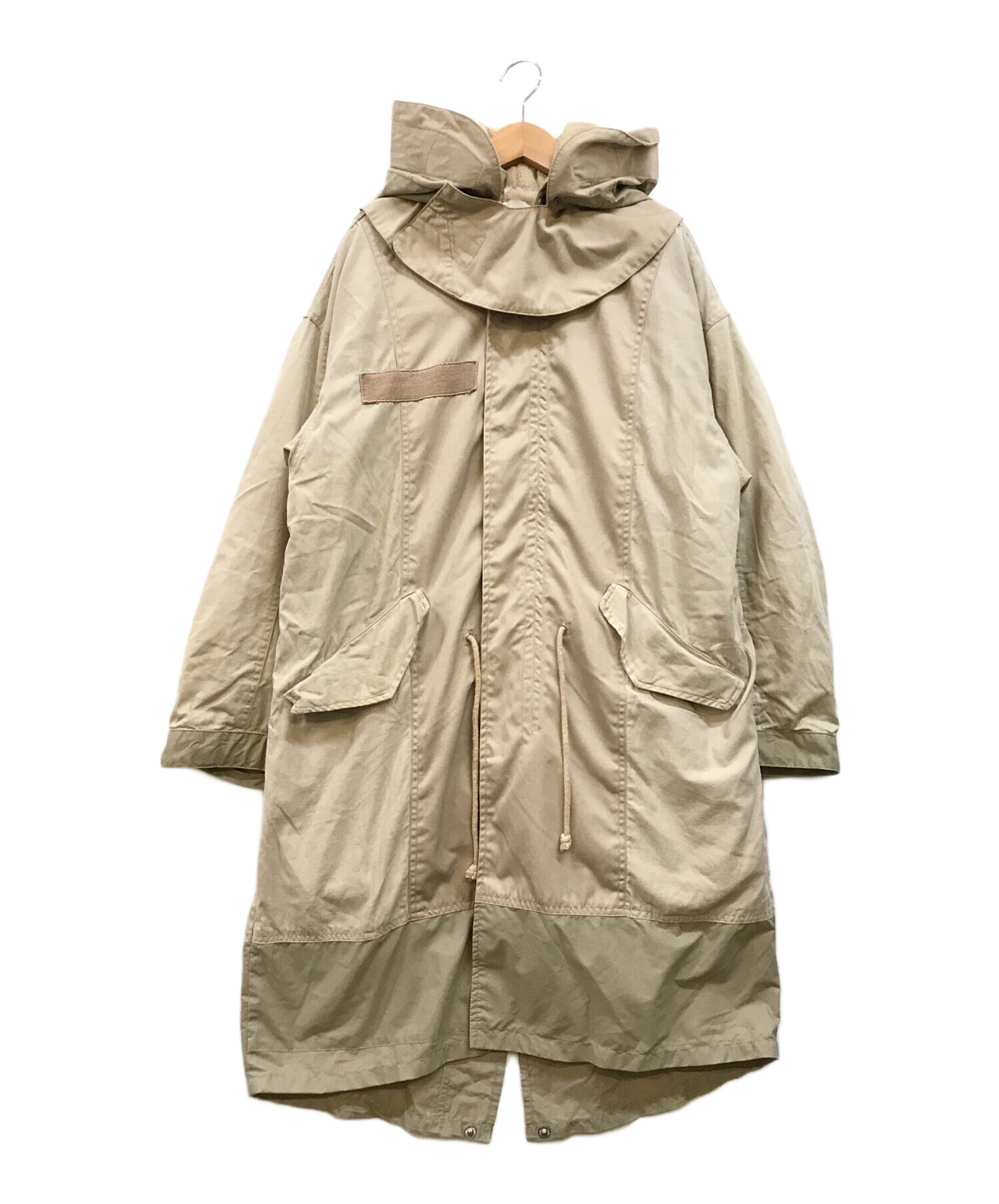 中古・古着通販】SEEALL (シーオール) RECONSTRUCTED MILITARY PARKA ベージュ サイズ:2｜ブランド・古着通販  トレファク公式【TREFAC FASHION】スマホサイト