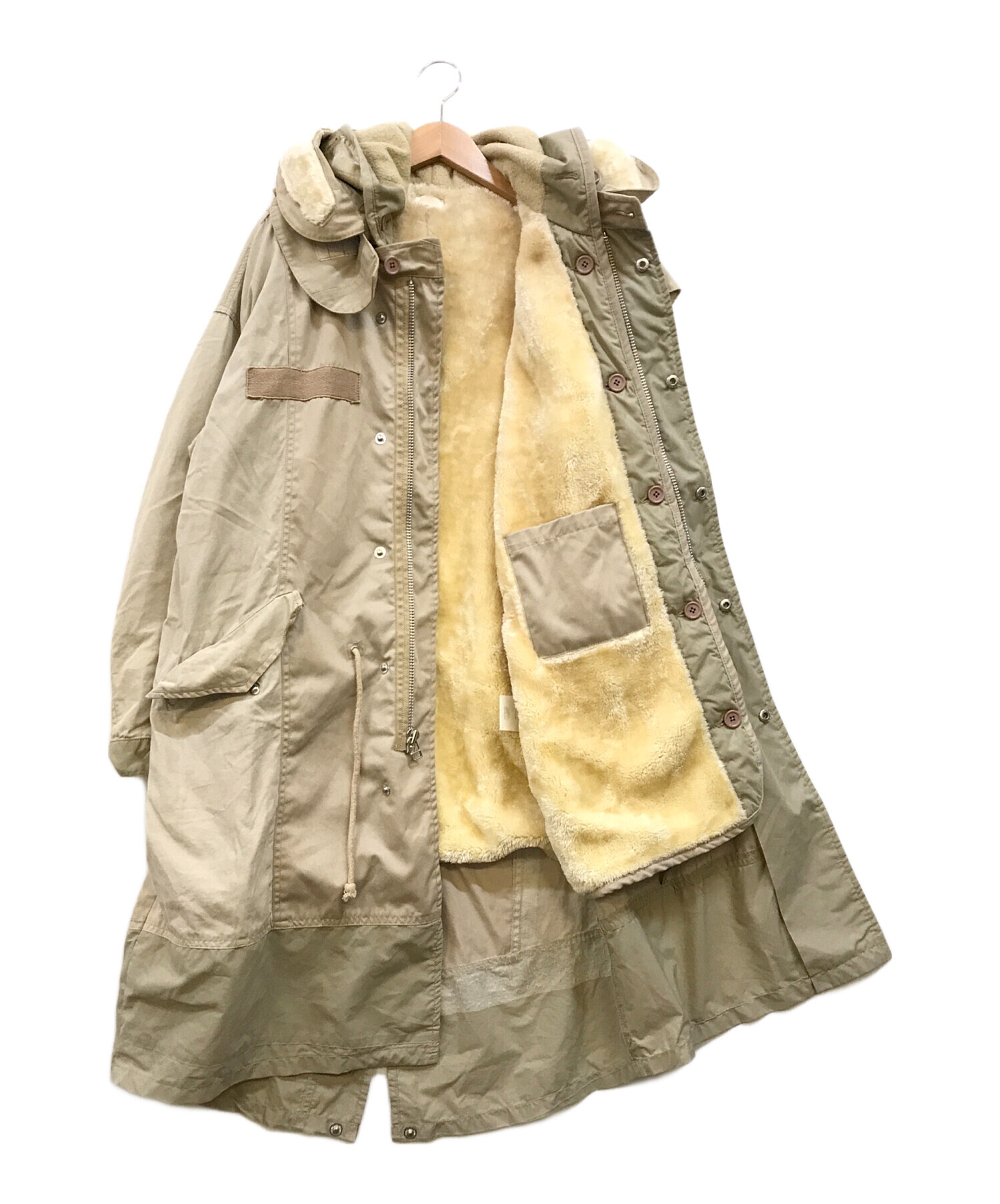 中古・古着通販】SEEALL (シーオール) RECONSTRUCTED MILITARY PARKA ベージュ サイズ:2｜ブランド・古着通販  トレファク公式【TREFAC FASHION】スマホサイト