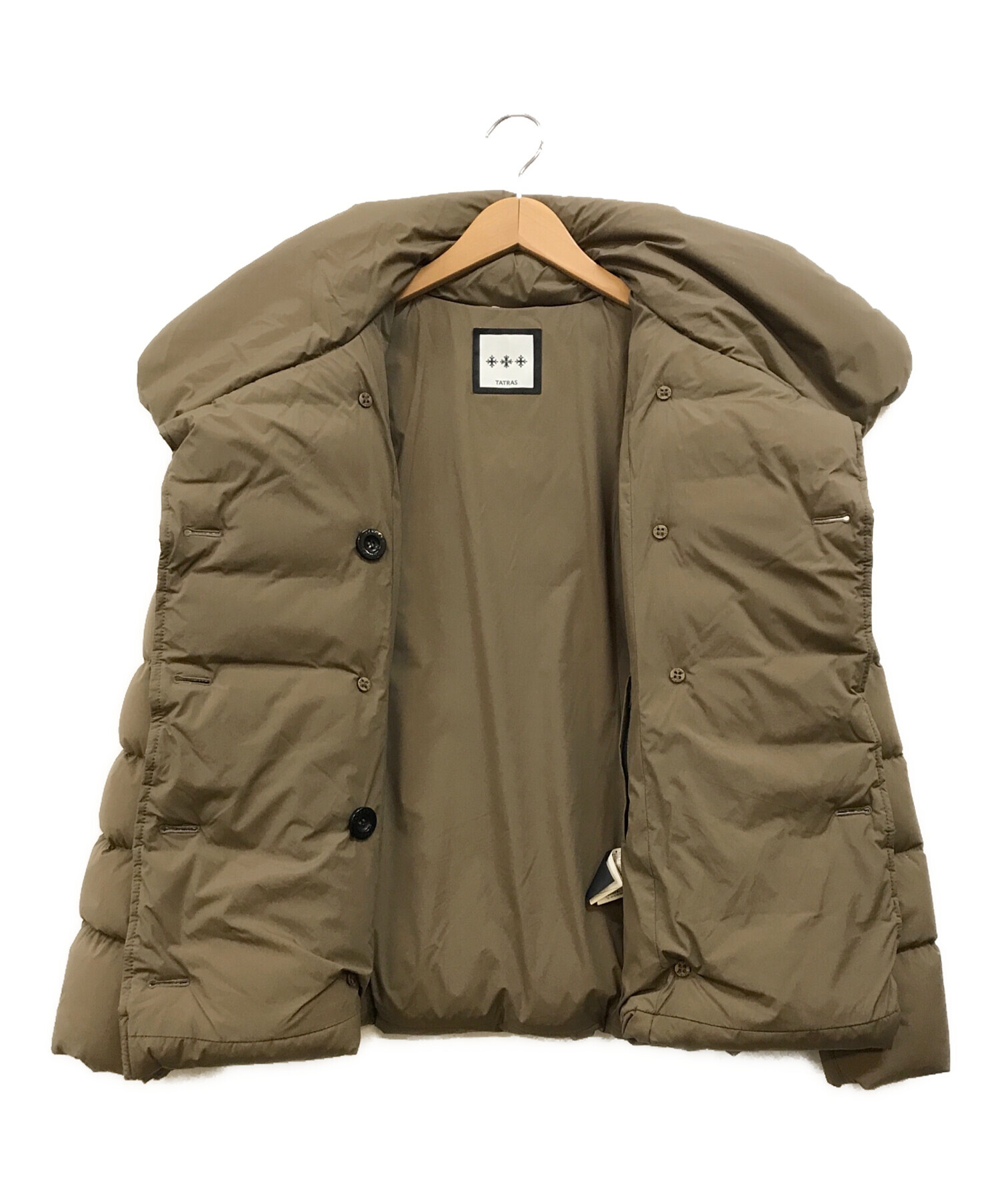 中古・古着通販】TATRAS (タトラス) VERGINIA SHORT W JACKET ブラウン サイズ:02｜ブランド・古着通販  トレファク公式【TREFAC FASHION】スマホサイト