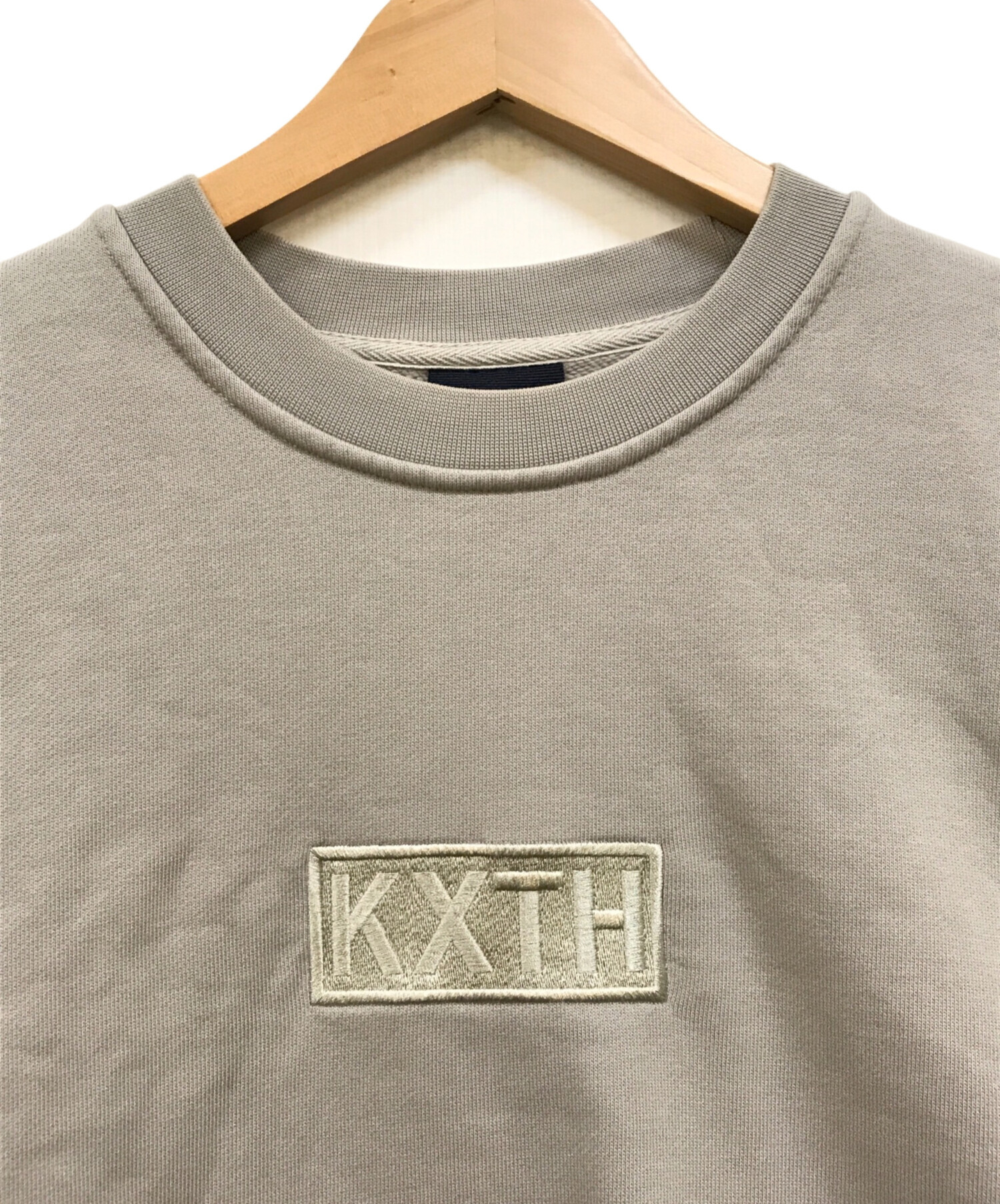 中古・古着通販】KITH (キス) BOXロゴスウェット グレー サイズ:M｜ブランド・古着通販 トレファク公式【TREFAC  FASHION】スマホサイト