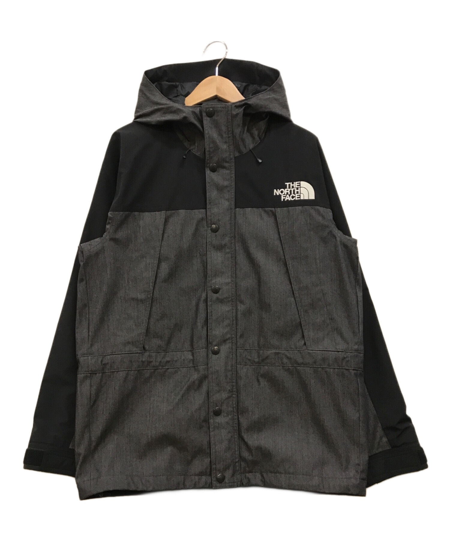 THE NORTH FACE (ザ ノース フェイス) Mountain Light Denim Jacket グレー サイズ:M