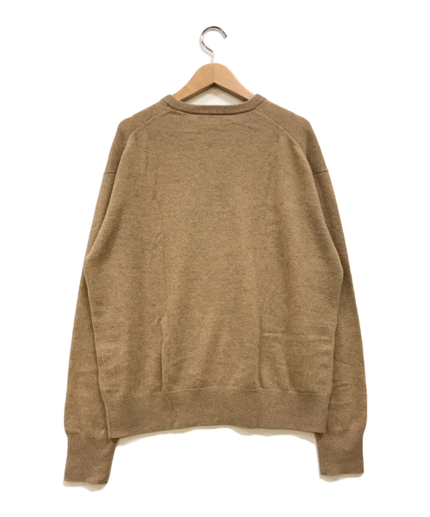 中古・古着通販】EVERYDAY I LIKE. (エヴリデイ アイ ライク) Basic Cashmere クルーネックプルオーバー ベージュ  サイズ:下記参照｜ブランド・古着通販 トレファク公式【TREFAC FASHION】スマホサイト