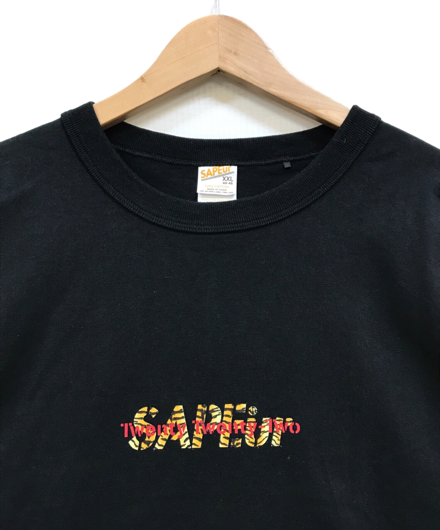 中古・古着通販】SAPEur (サプール) ロッドマンTシャツ ブラック サイズ:XXL｜ブランド・古着通販 トレファク公式【TREFAC  FASHION】スマホサイト