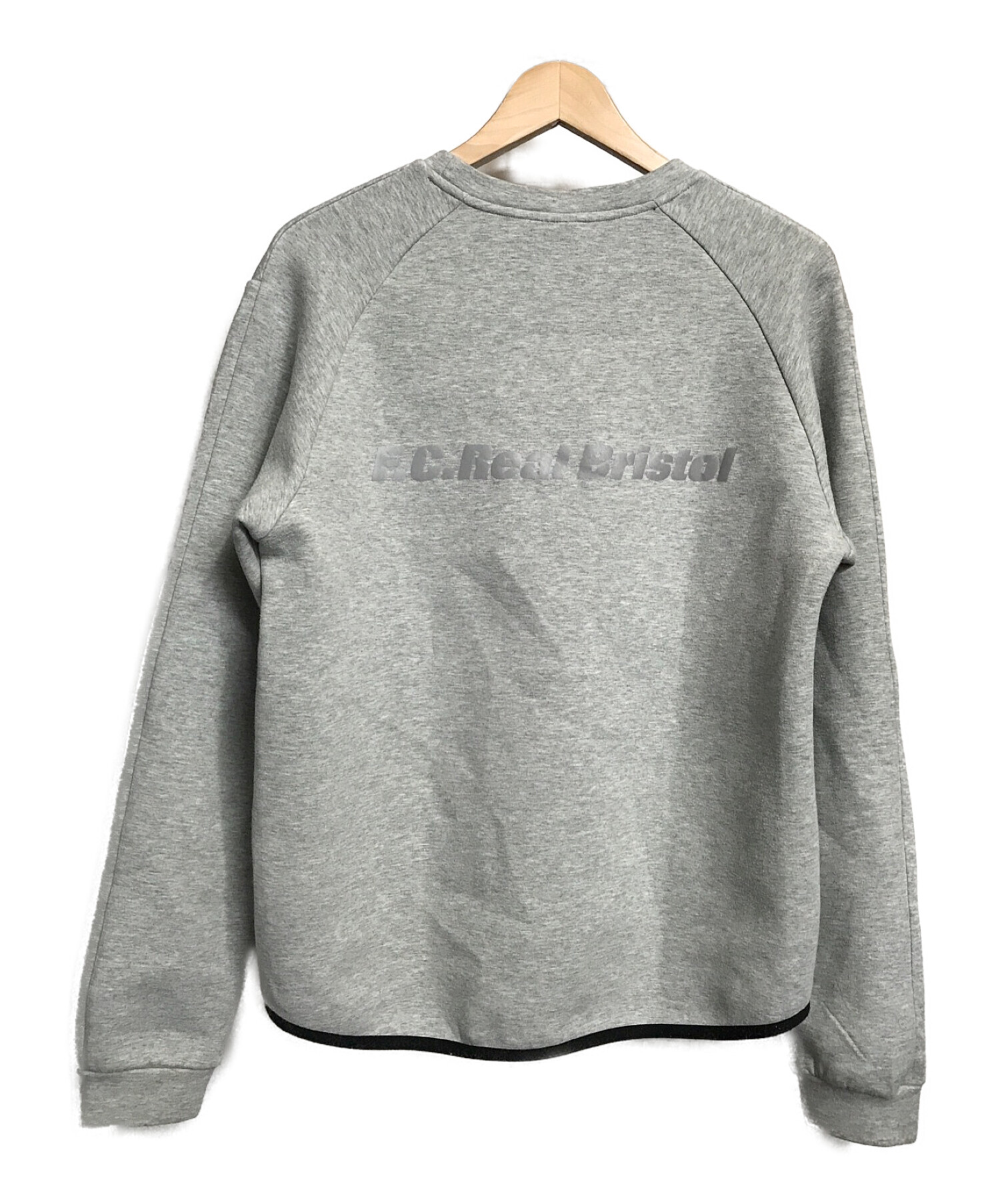 F.C.R.B. (エフシーレアルブリストル) 19AW SWEAT CREW NECK TOP グレー サイズ:M