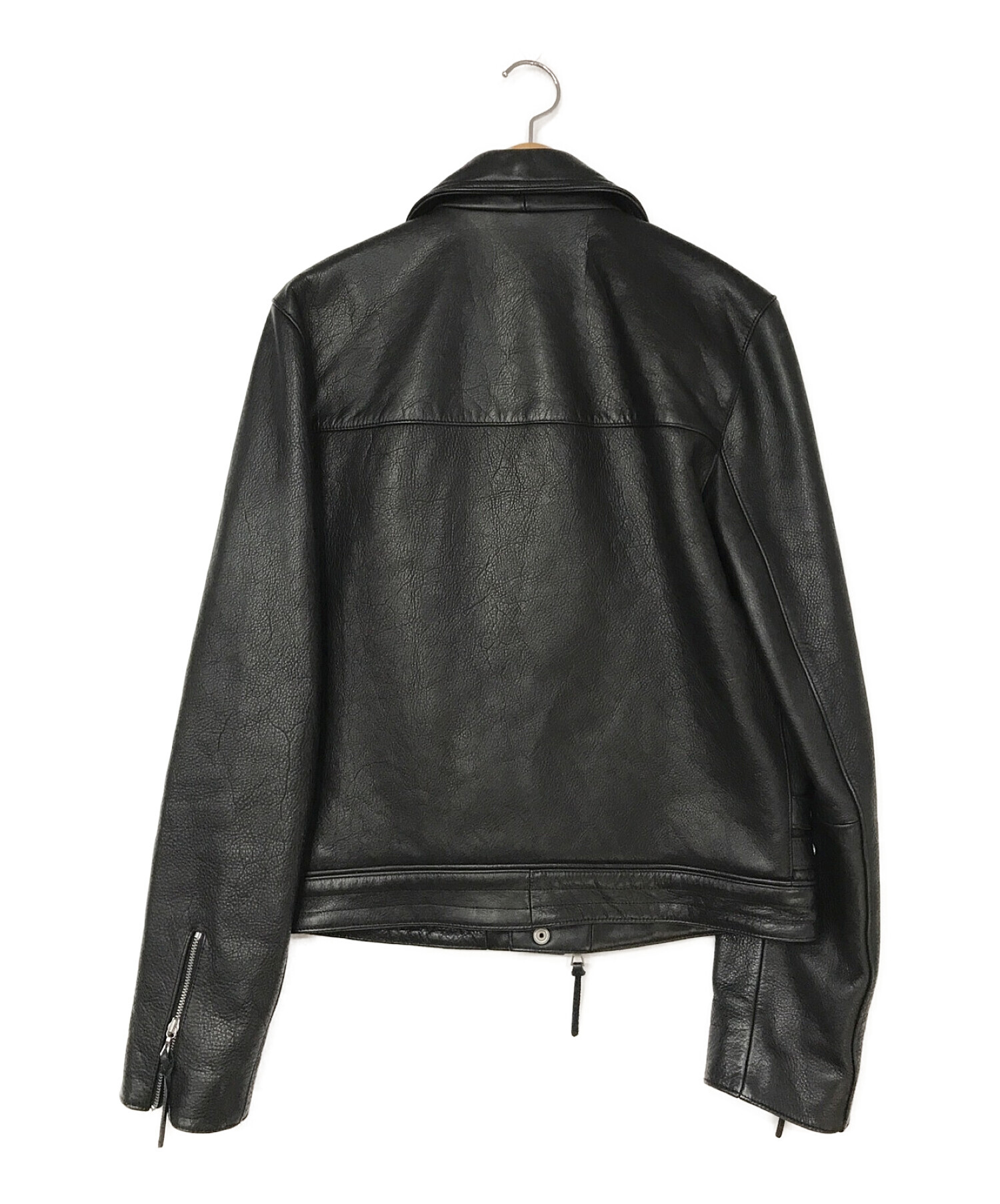 GAP×JOHN ELLIOTT (ギャップ×ジョンエリオット) ライダースジャケット ブラック サイズ:S