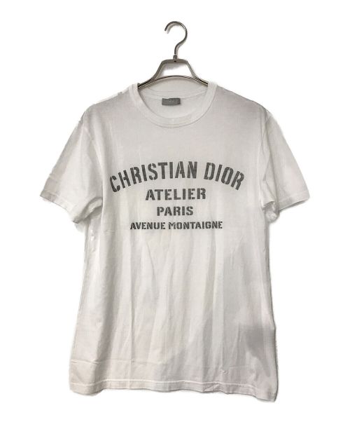 Dior Homme クリスチャンディオール　Tシャツ サイズXS ロゴホワイトトップス